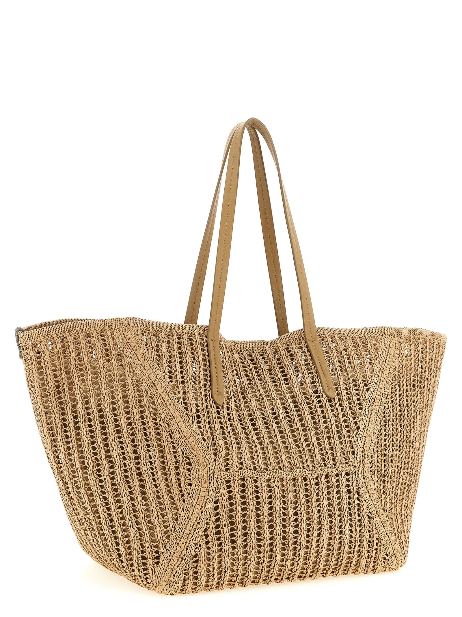 Brunello Cucinelli Beige Polyamide Shoulder Bag - Exquisite Luxury
