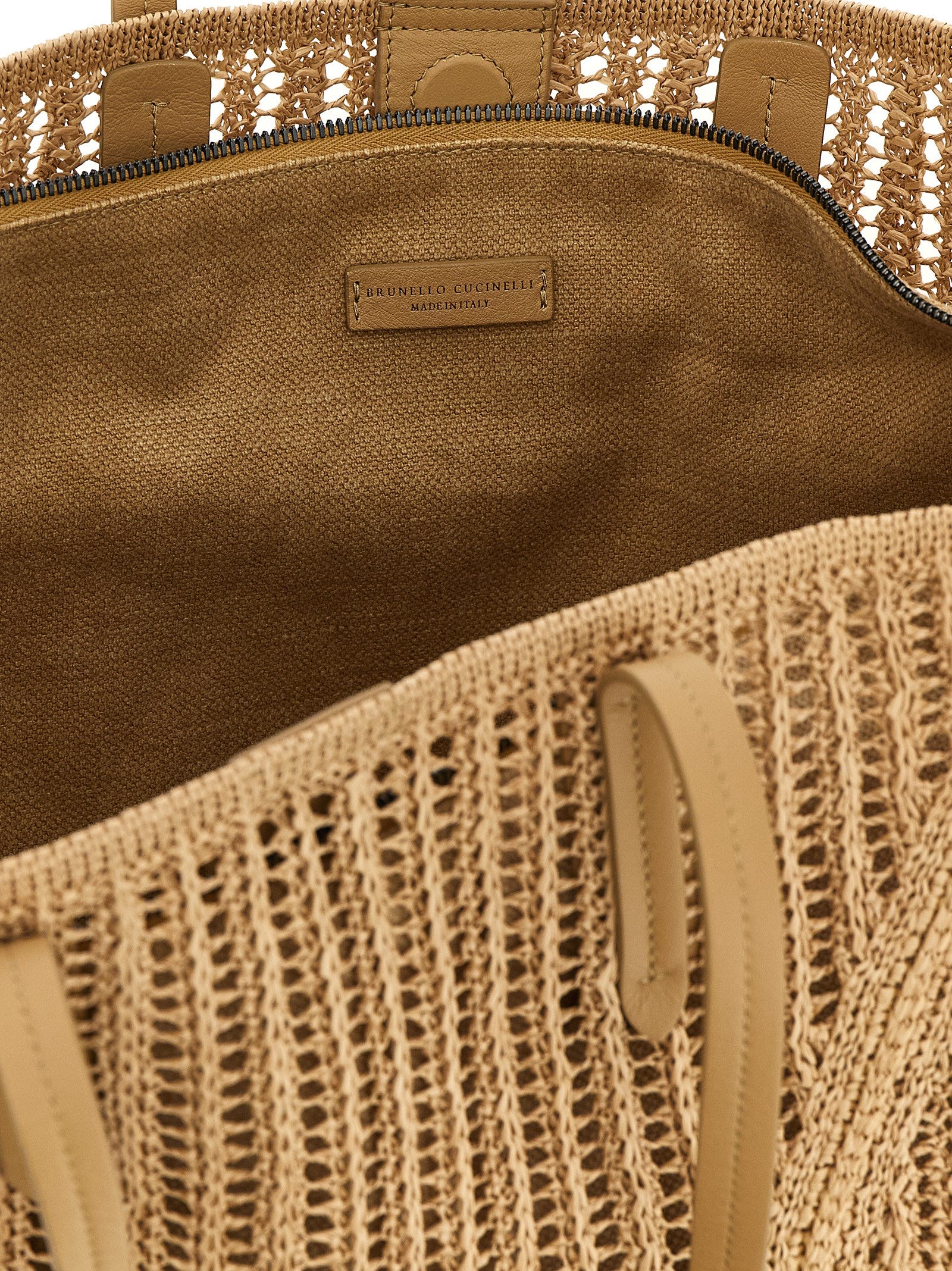 Brunello Cucinelli Beige Polyamide Shoulder Bag - Timeless Luxury