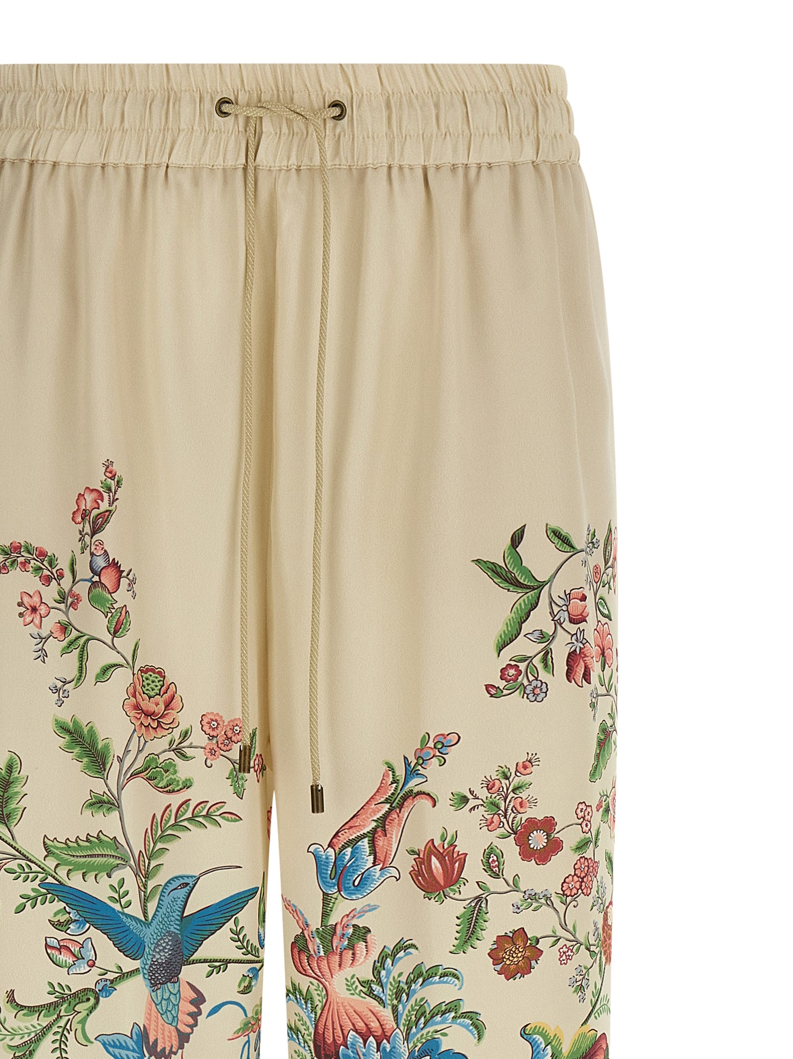 Elevate your wardrobe with Etro's Beige Polyester Casual Pants, a luxurious blend of comfort and style, crafted in Italy for the discerning individual.