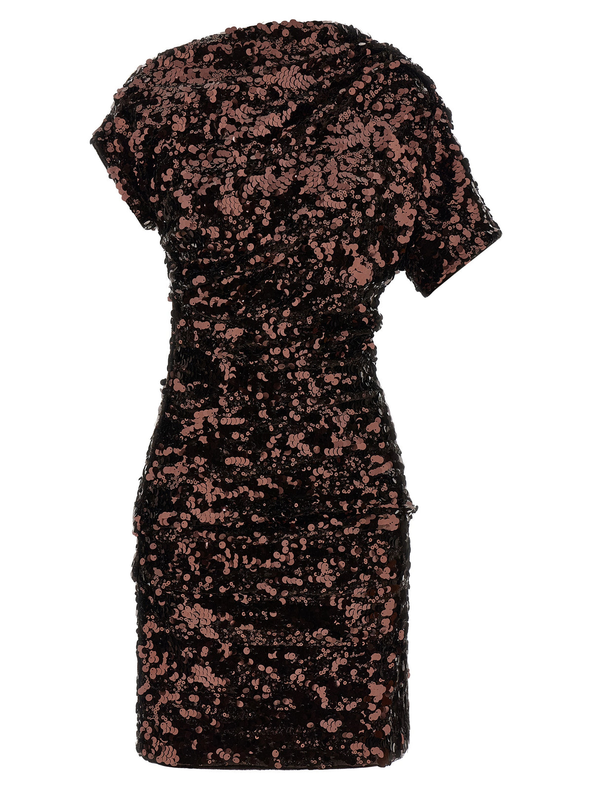 Ganni Brown Sequins Mini Dress - Exquisite Luxury for All
