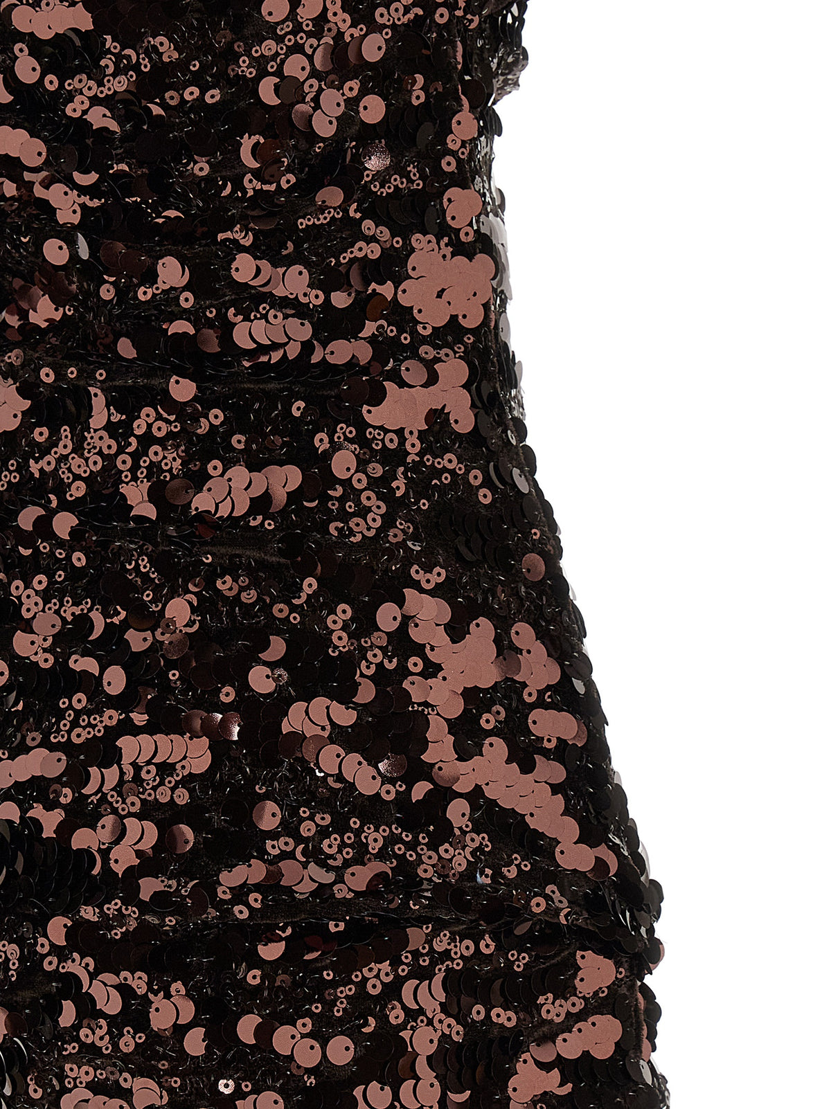 Ganni Brown Sequins Mini Dress - Exquisite Luxury for All