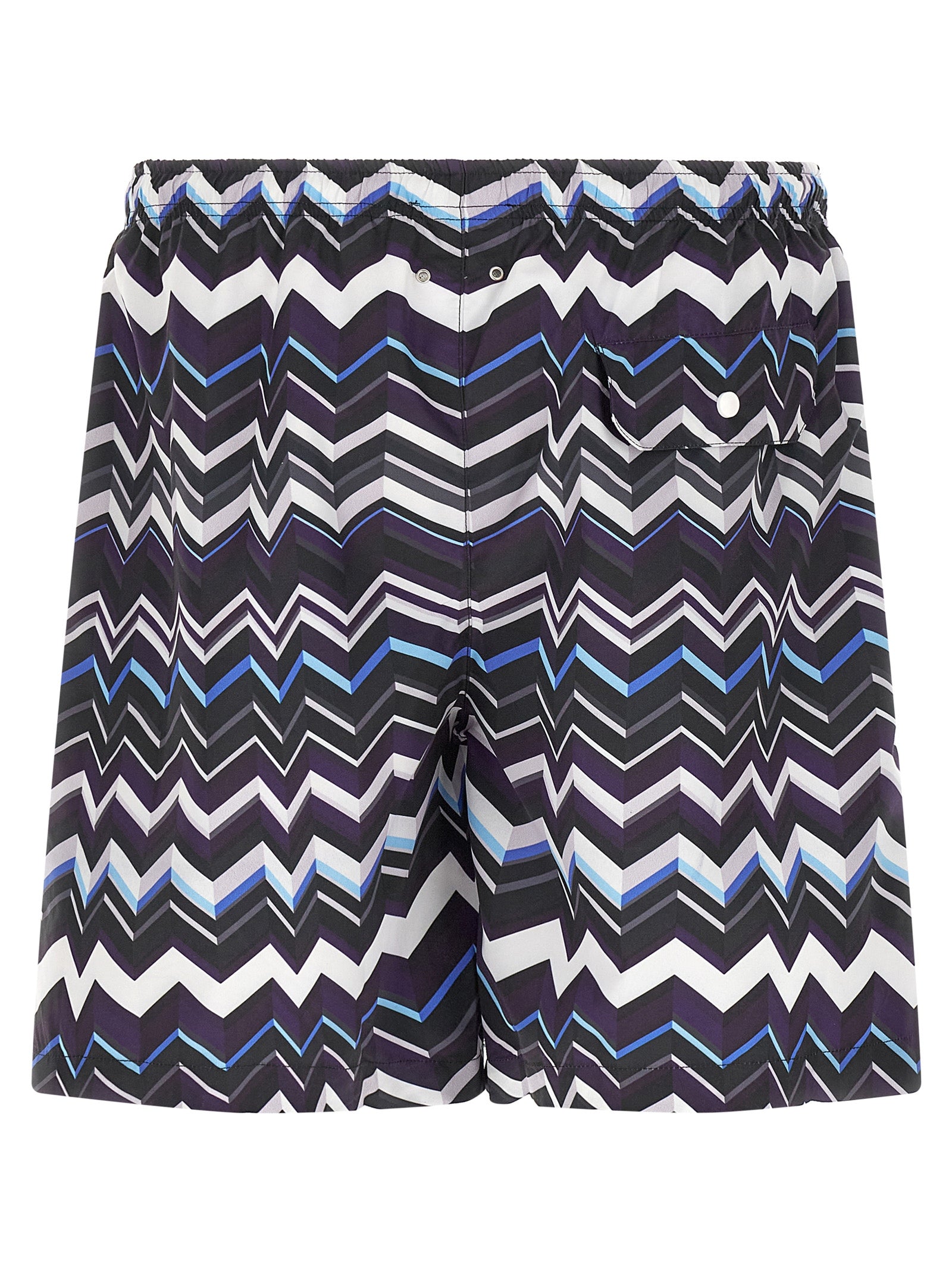 Elevate your swimwear collection with Missoni's Multicolor Polyester Swim Shorts, crafted from premium materials for unparalleled comfort and style, perfect for sun-soaked escapes.