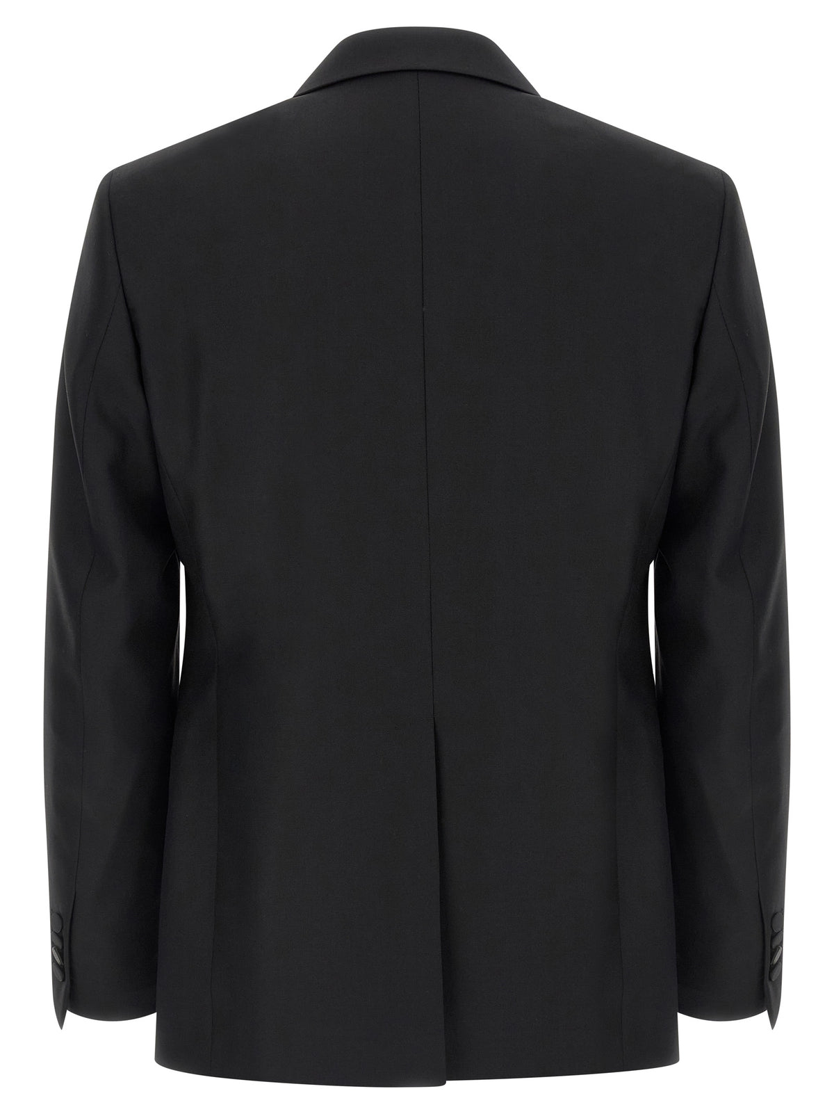 Tagliatore Black Virgin Wool Two-Piece Suit - Timeless Luxury
