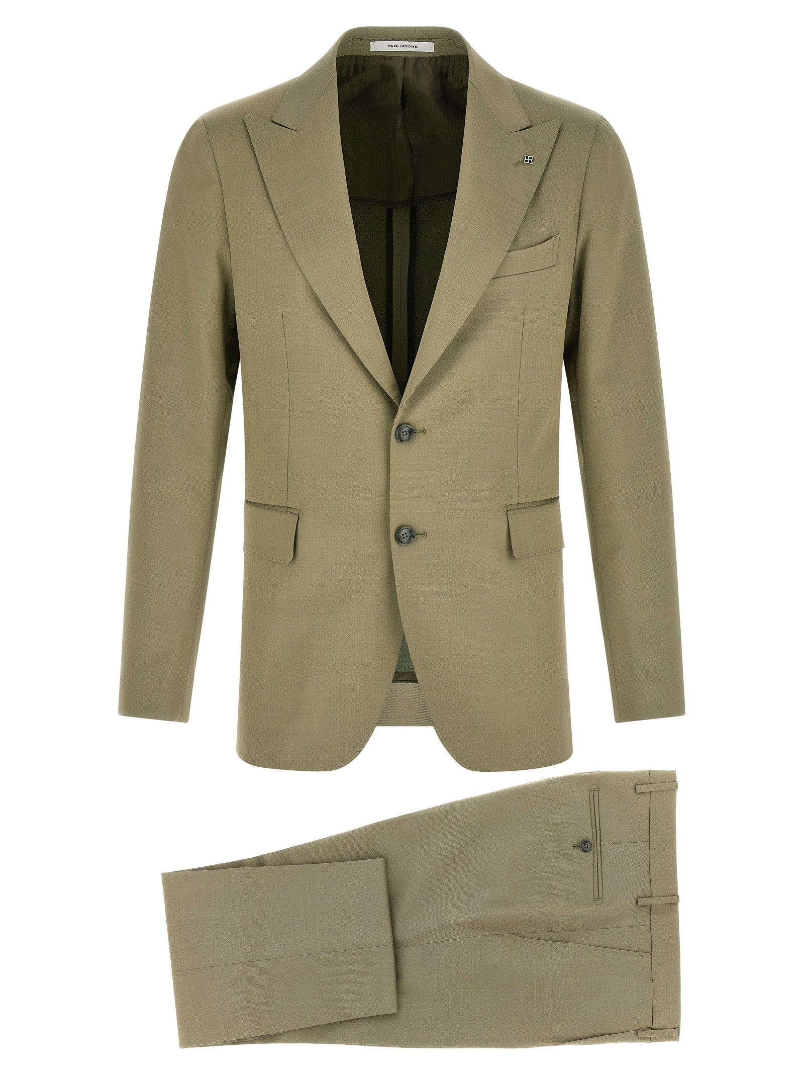 Tagliatore Bicolor Virgin Wool Suit - Artisanal Luxury Elegance