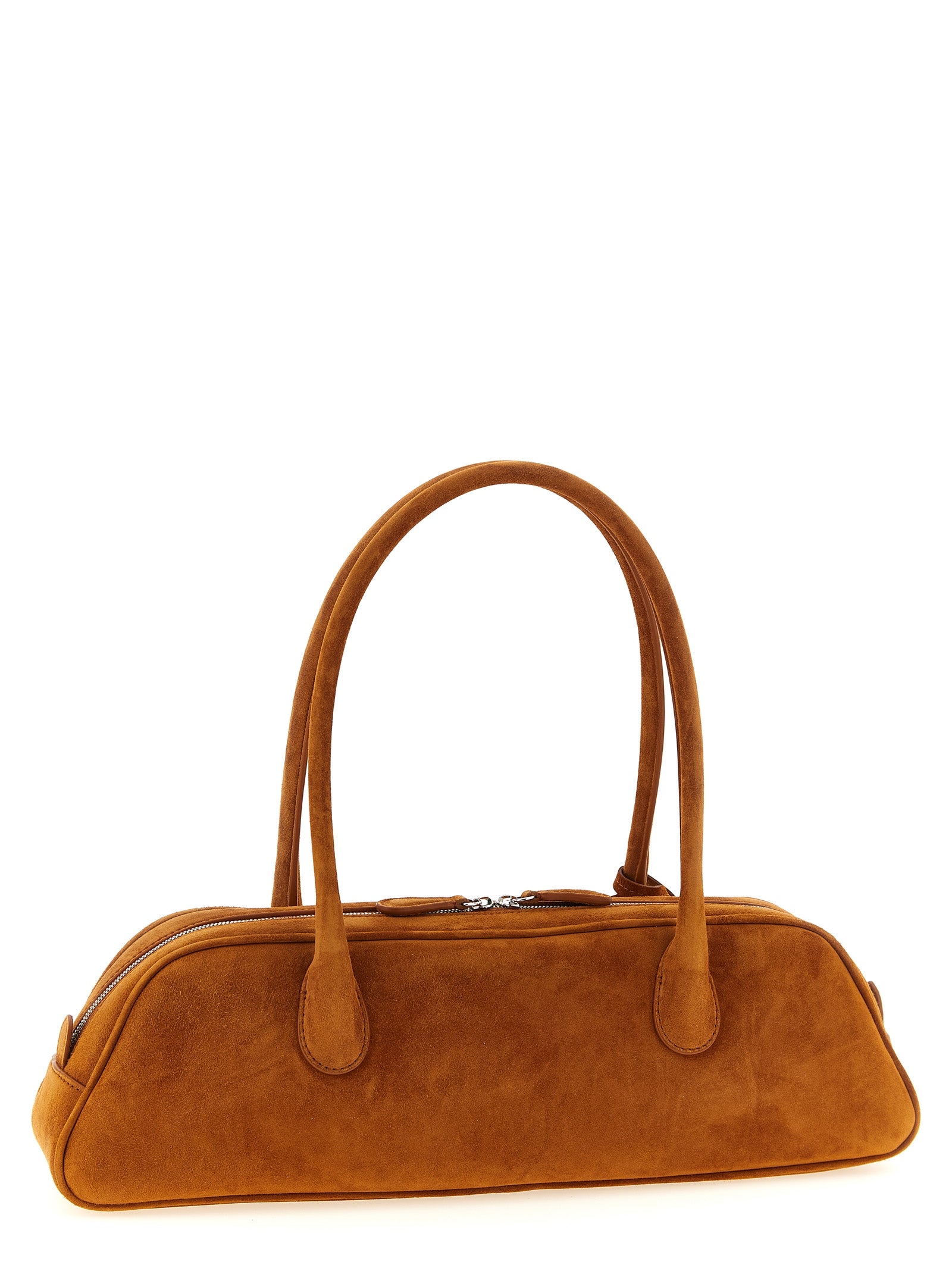 Elevate your style with the Magda Butrym Brown Calfskin Shoulder Bag, a testament to Italian craftsmanship and luxurious design, perfect for any discerning wardrobe.