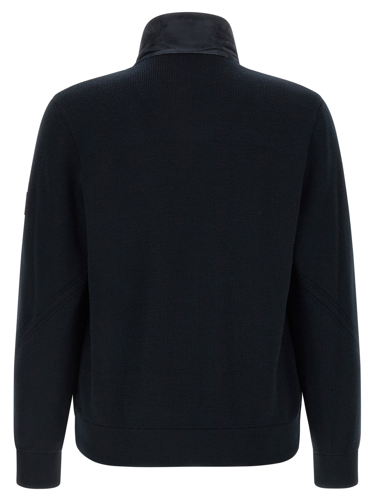 Mackage Blue Virgin Wool Full-Length Jacket - Luxe Couture Elegance