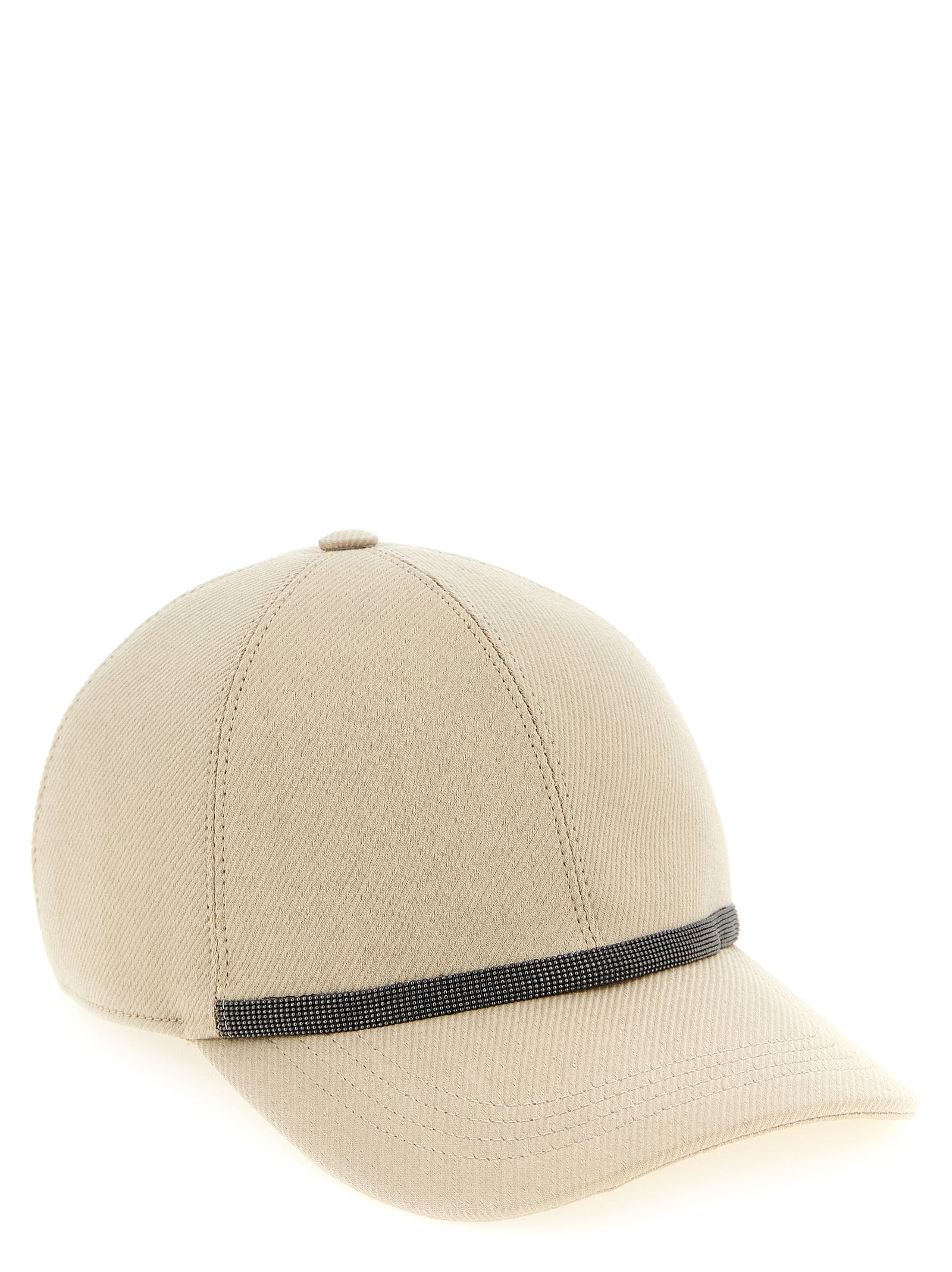 Brunello Cucinelli Beige Cotton Cap (Baseball Hat)
