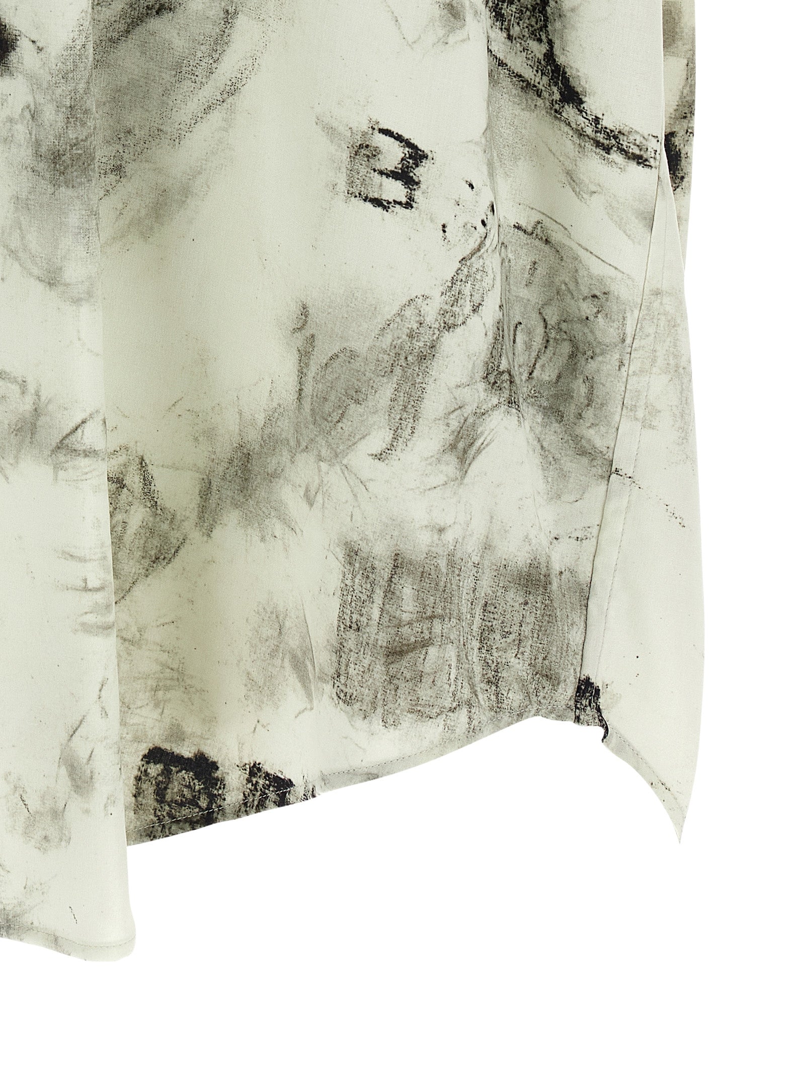 Balenciaga Gray Viscose Blouse - Luxurious Designer Couture