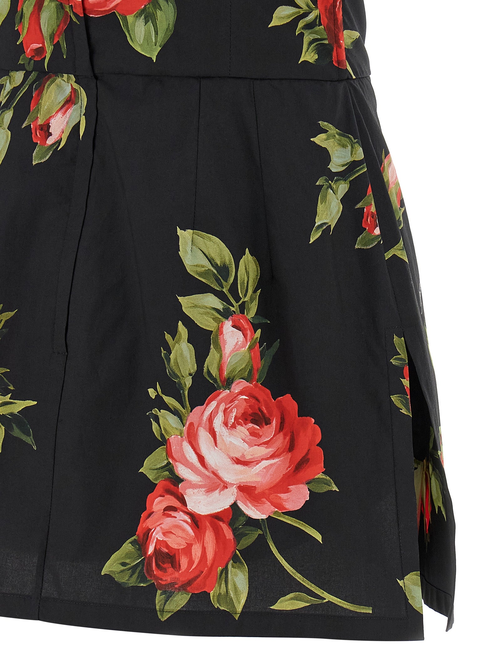Dolce & Gabbana Black Cotton Tank Tops