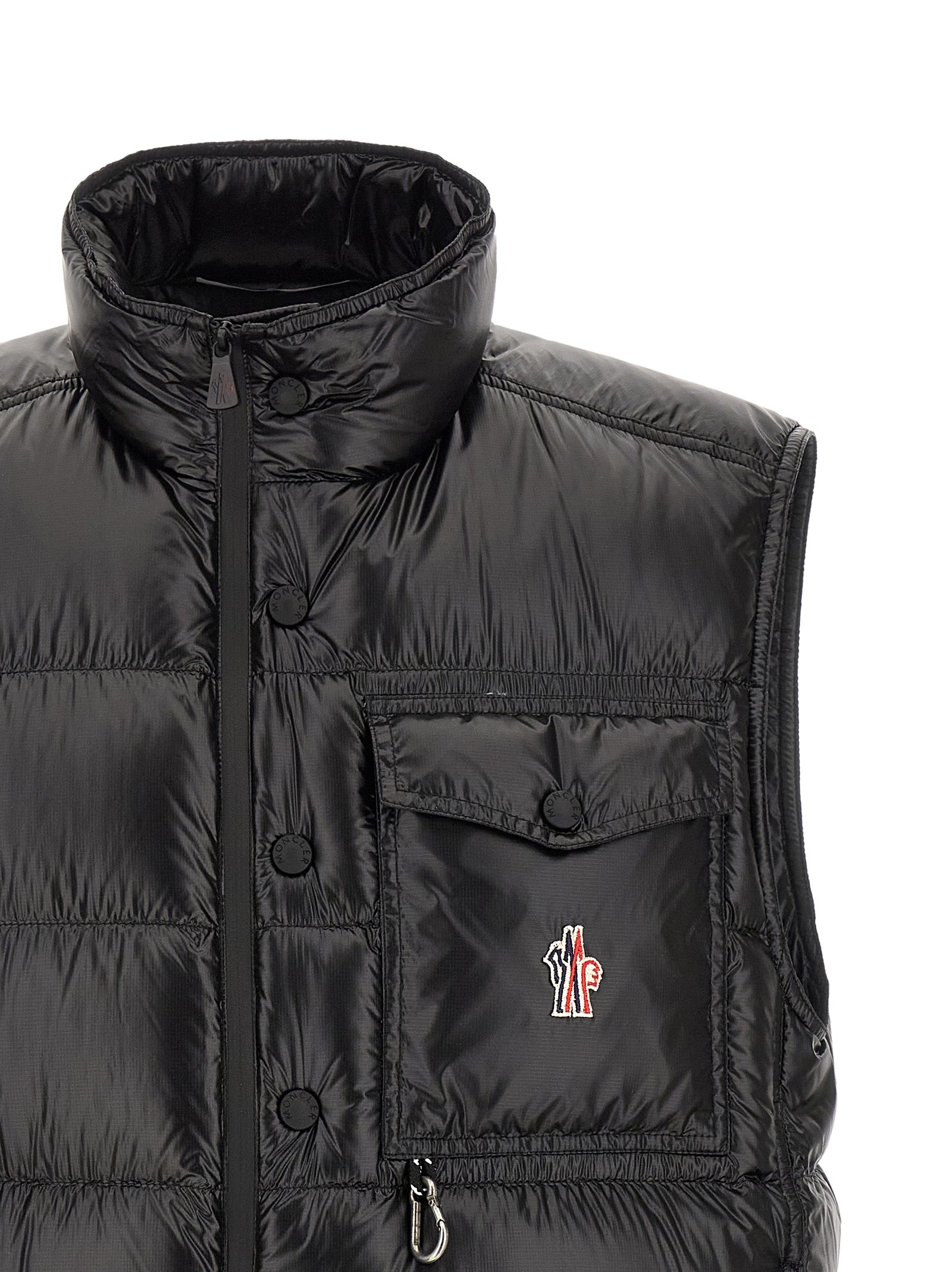 Moncler Grenoble Black Polyester Shell Jacket