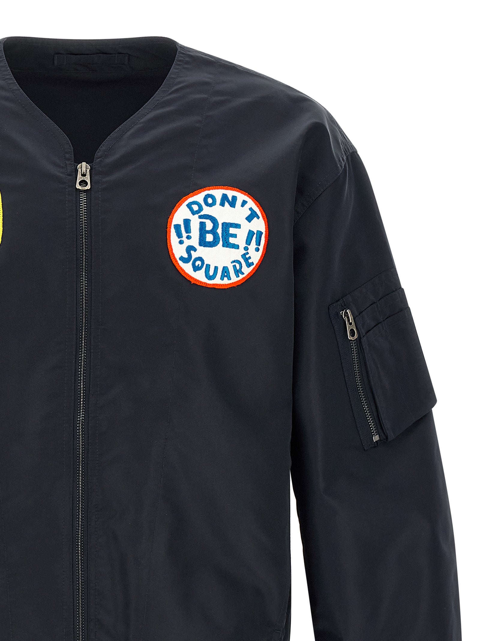 Kenzo Blue Nylon Bomber