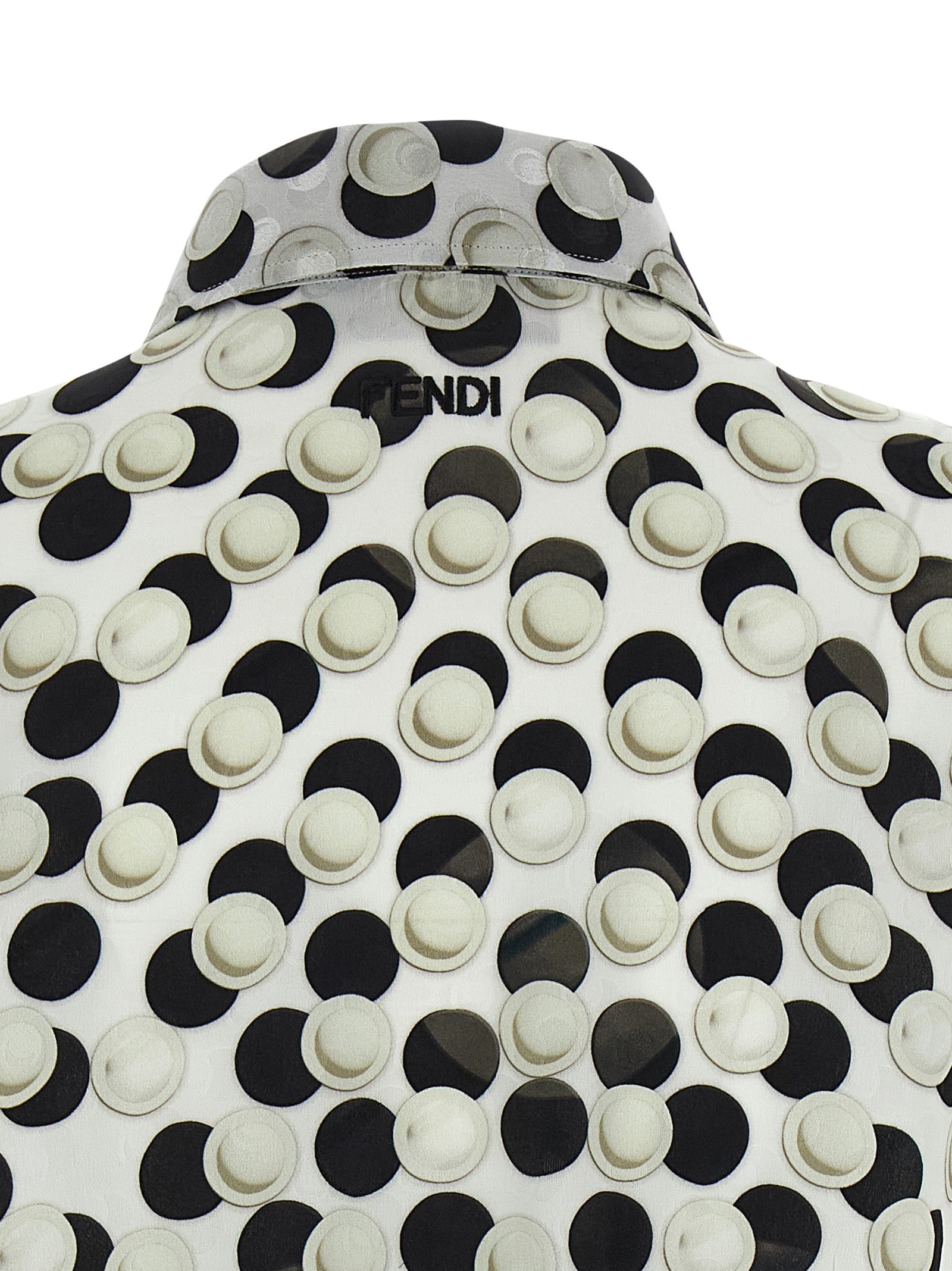 Fendi Multicolor Silk Pattern Shirt