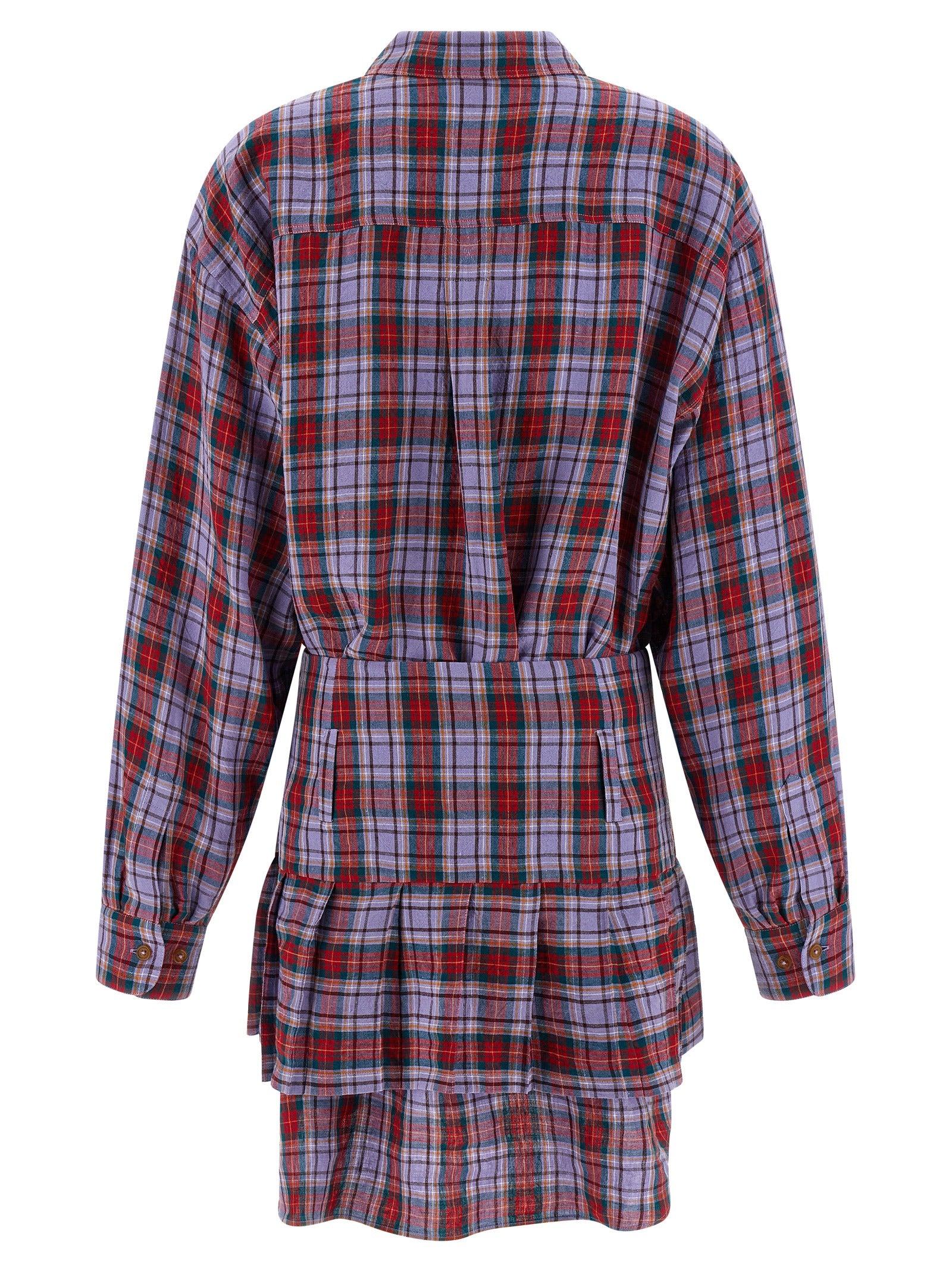Vivienne Westwood Multicolor Linen Mini Dress - Timeless Elegance