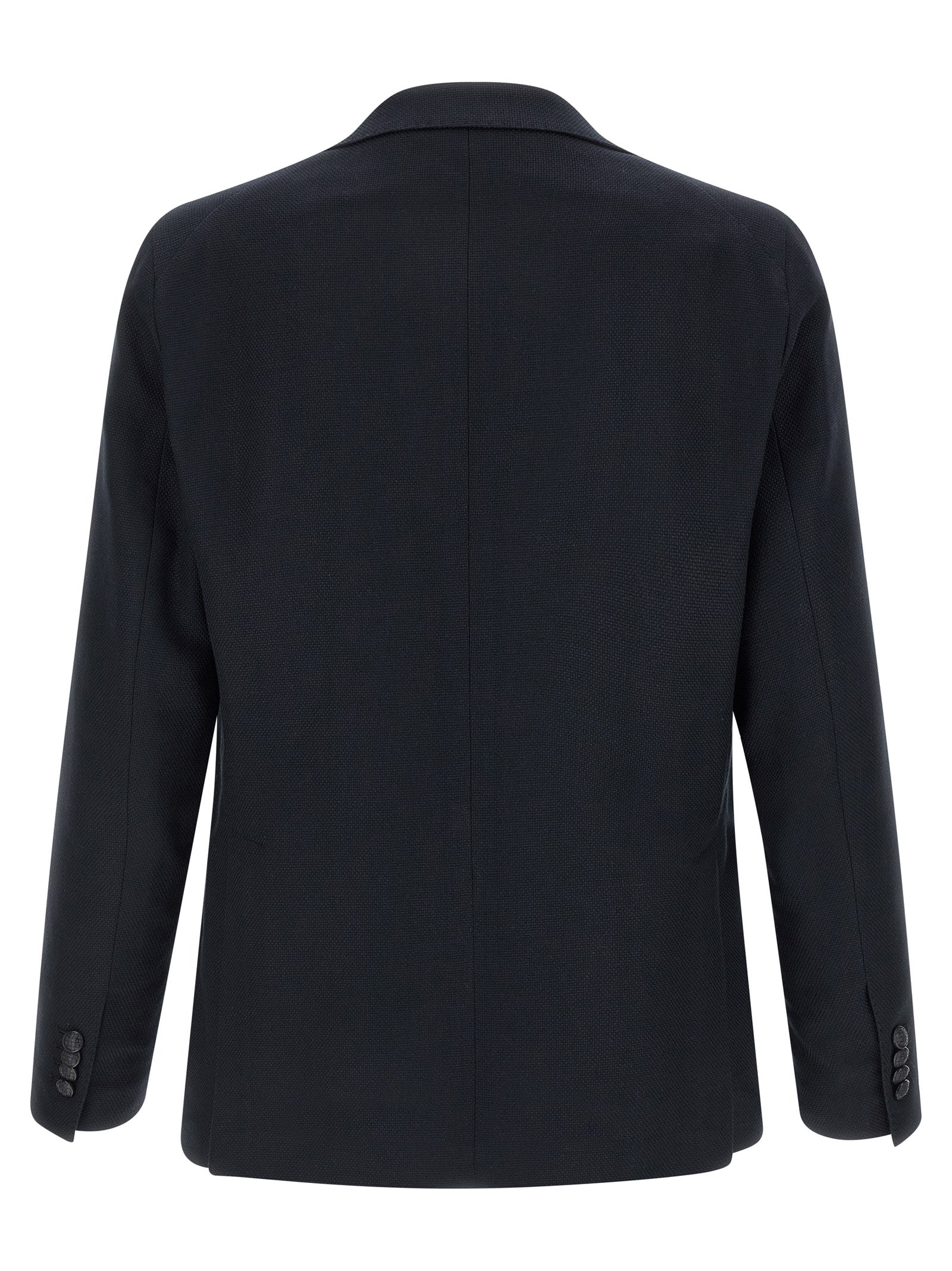 Experience the exquisite TAGLIATORE Montecarlo blazer, a harmonious blend of stretch cotton and virgin wool, epitomizing Italian craftsmanship and timeless elegance.