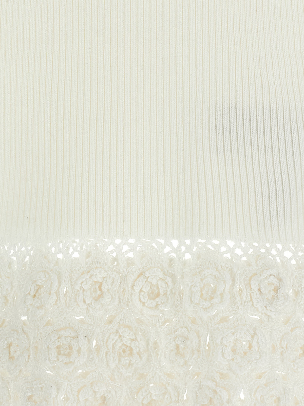 Ganni White Organic Cotton Sleeveless Jacket - Sustainable Luxury