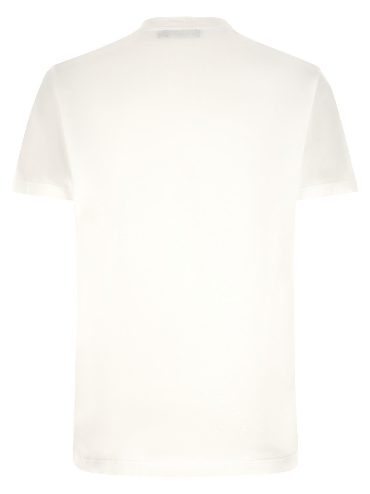 Experience the exquisite allure of the Dolce & Gabbana White Cotton T-Shirt, a testament to Italian craftsmanship that elevates your everyday elegance with luxurious comfort.