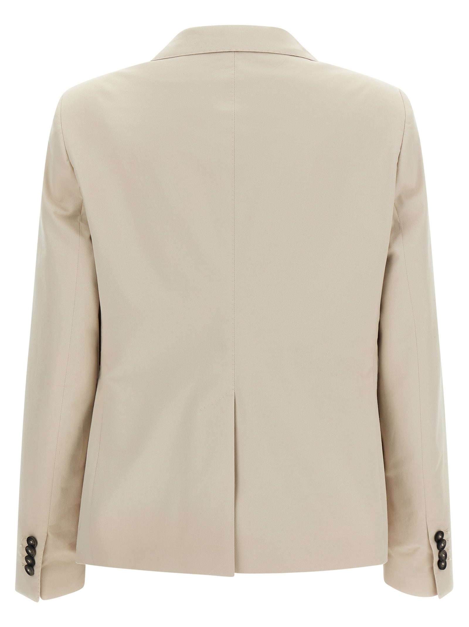 Discover the Tagliatore Beige Cotton Blazer, an exquisite blend of Zegna Cashco fabric, embodying timeless elegance and Italian craftsmanship for the discerning individual.