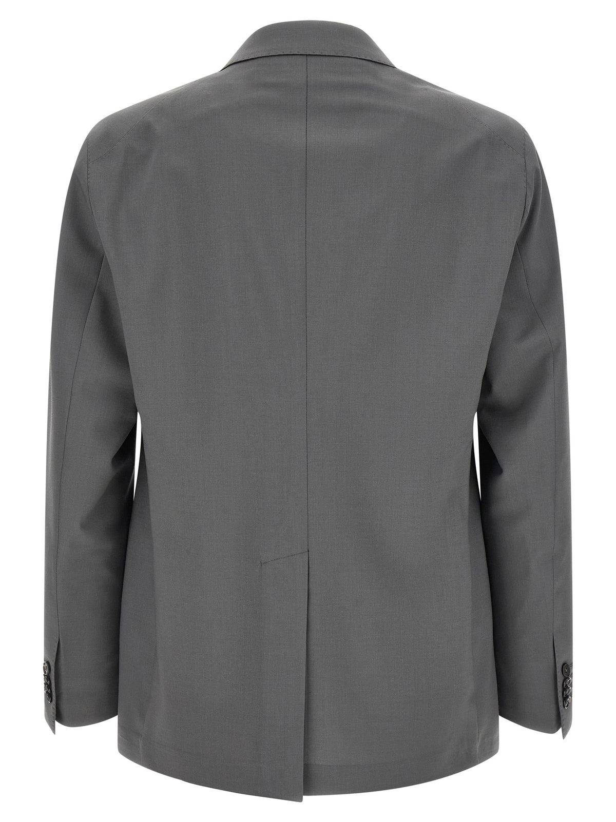 Tagliatore Gray Virgin Wool Two-Piece Suit - Luxury Tailored Elegance