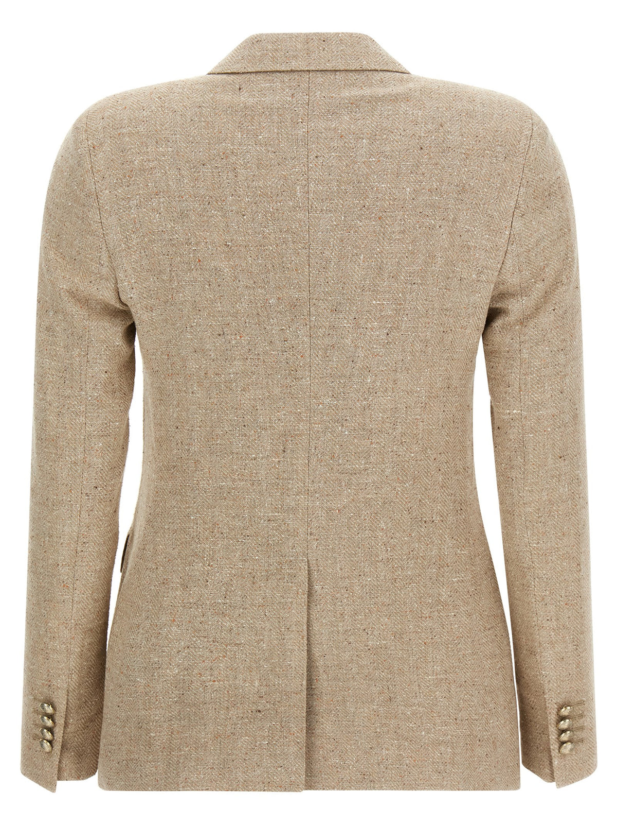 Tagliatore Beige Cotton Blazer - Exquisite Italian Craftsmanship
