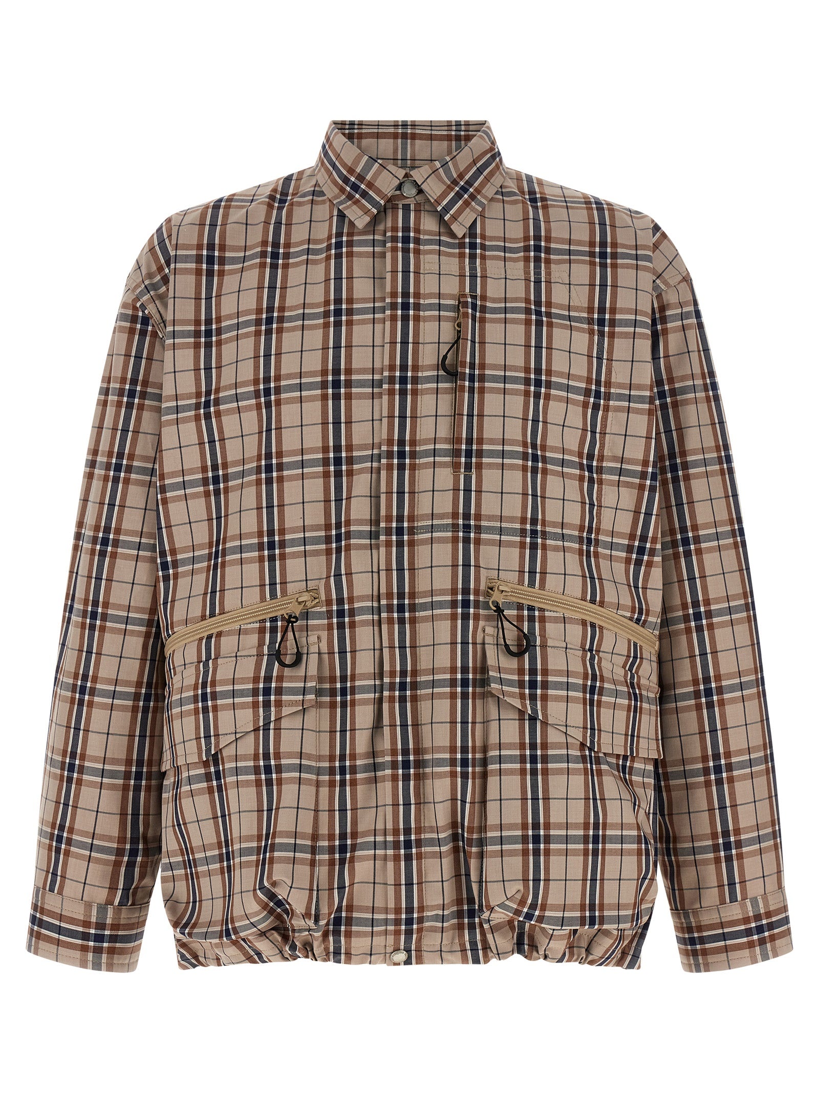 Comme Des Garçons Beige Cotton Full-Length Jacket - Timeless Elegance