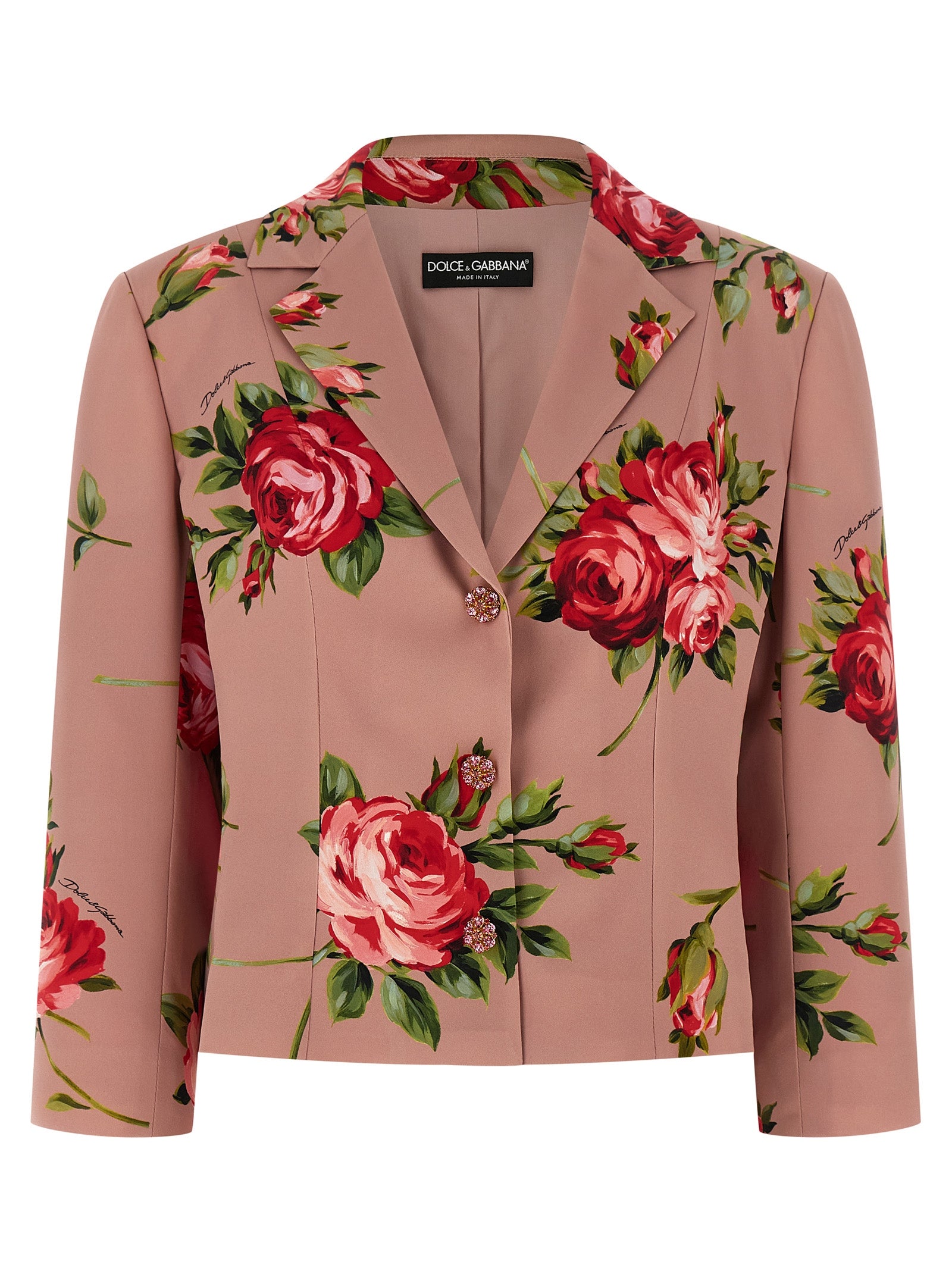 Dolce & Gabbana Multicolor Silk Blazer
