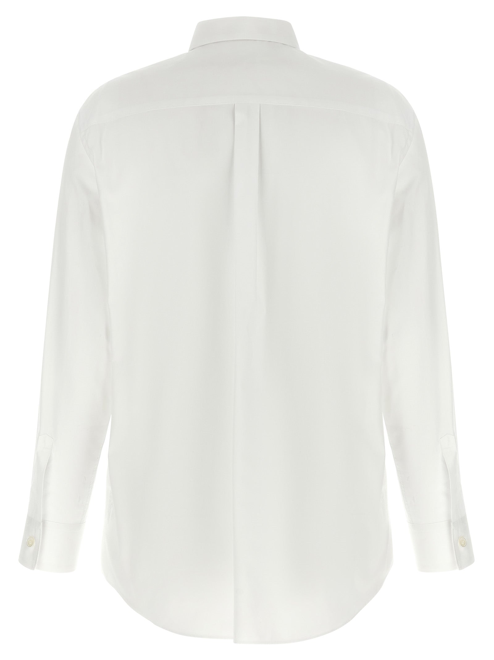 Comme Des Garçons White Cotton Blouse