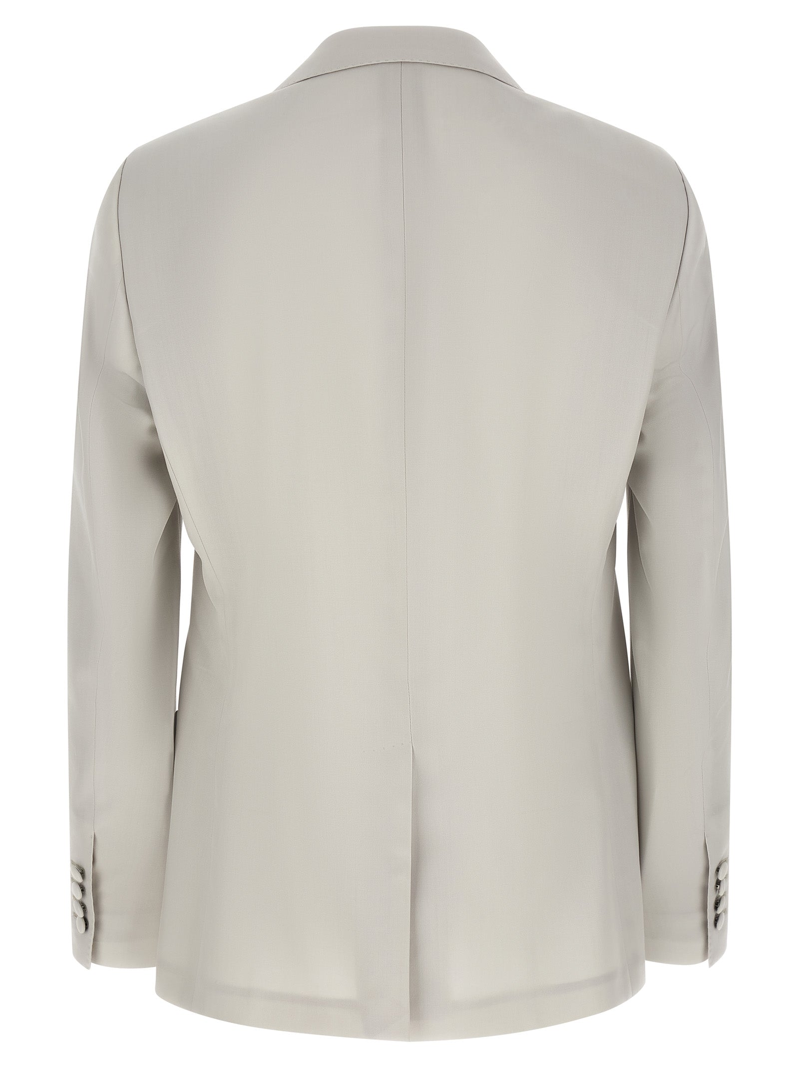 Discover the Dolce & Gabbana Gray Virgin Wool Blazer, an embodiment of Italian craftsmanship and sophistication, perfect for elevating your style with timeless elegance.