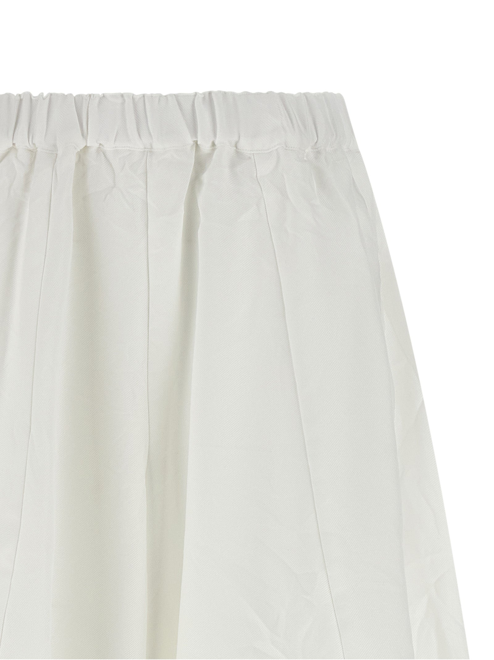 Comme Des Garçons White Polyester Casual Pants - Avant-Garde Luxury