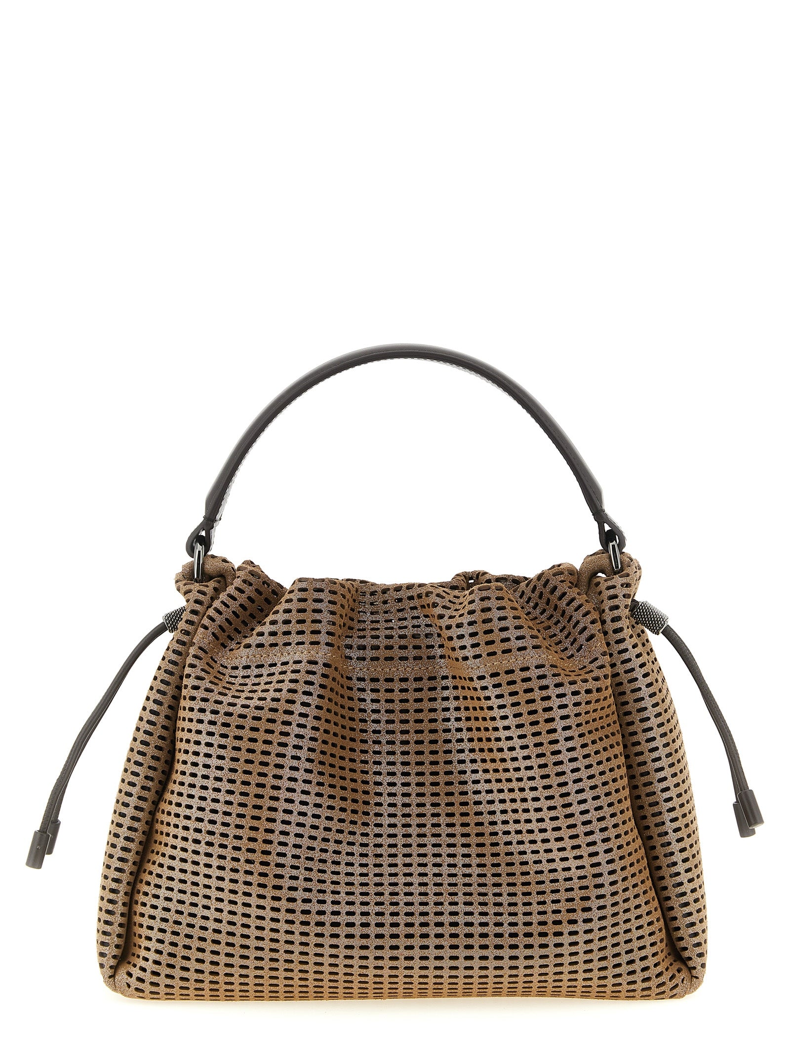 Brunello Cucinelli Bucket Mellow Handbag in Luxurious Brown