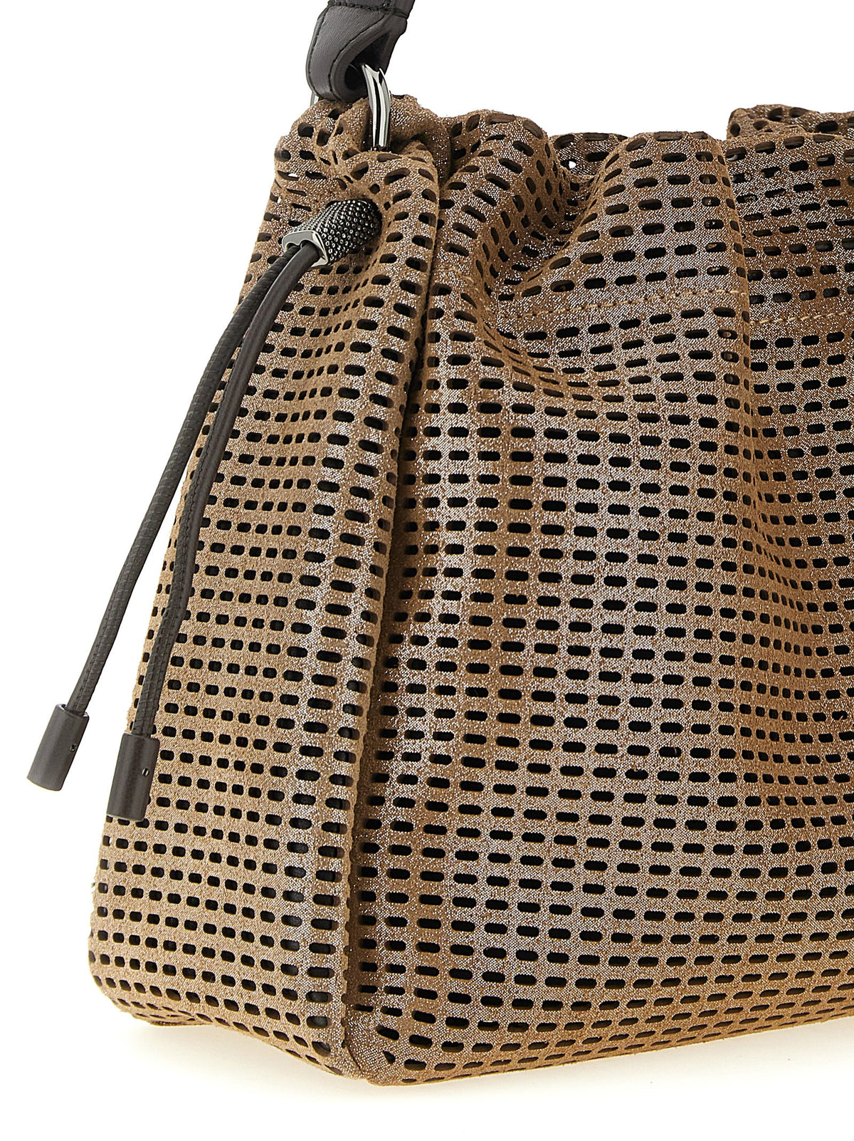 Brunello Cucinelli Bucket Mellow Handbag in Luxurious Brown
