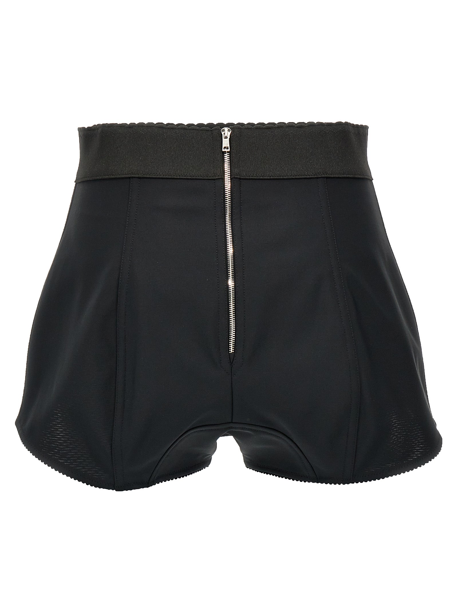 Indulge in the elegance of Dolce & Gabbana Black Polyamide Bermuda Shorts, crafted from luxurious materials to elevate your style with sophistication and grace.