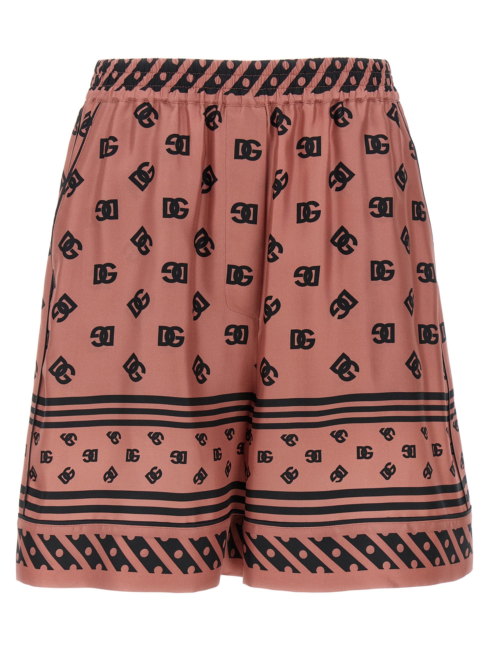 Dolce & Gabbana Silk Bermuda Shorts - Bold Luxury Redefined