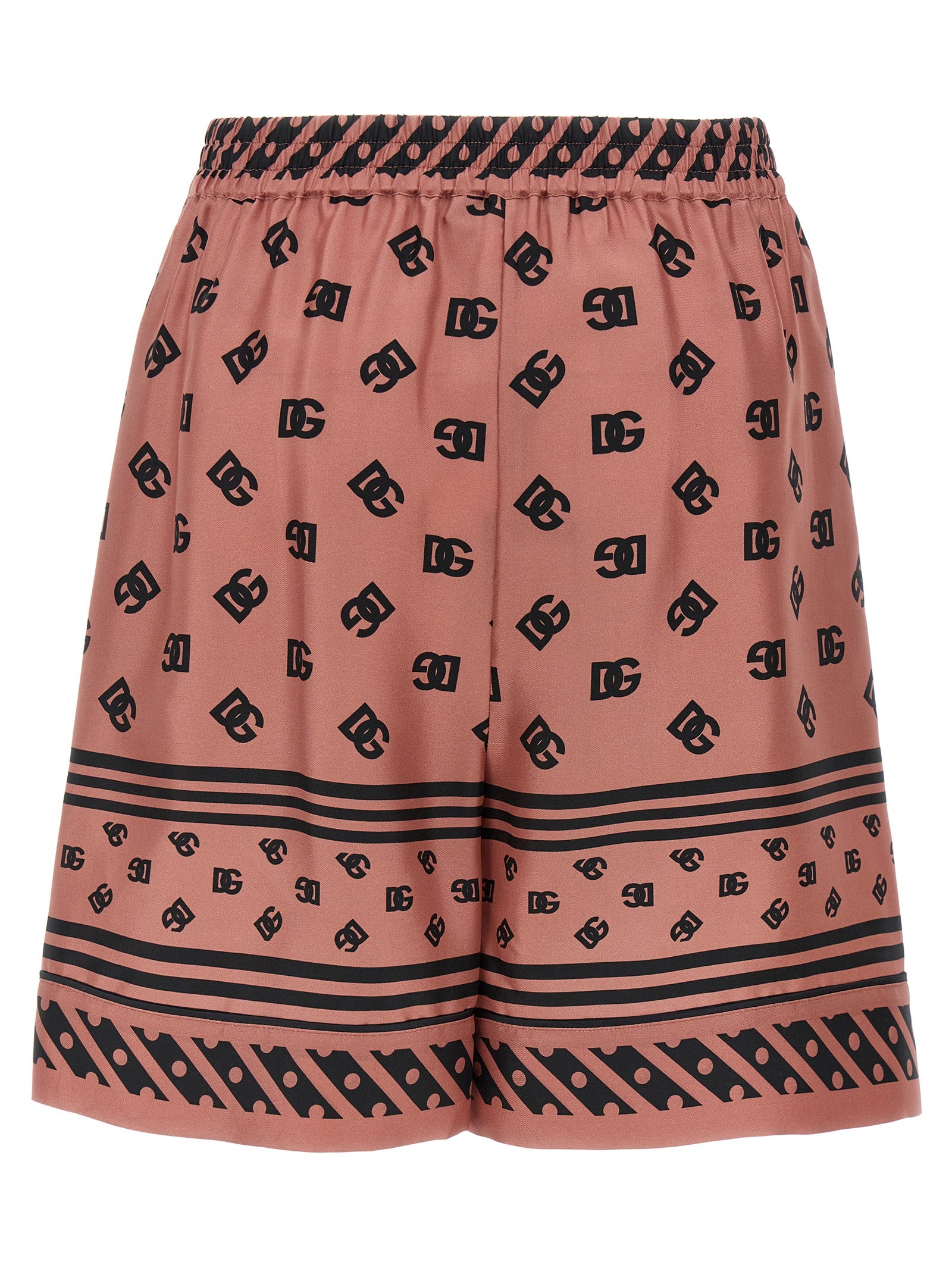Dolce & Gabbana Silk Bermuda Shorts - Timeless Luxury Statement