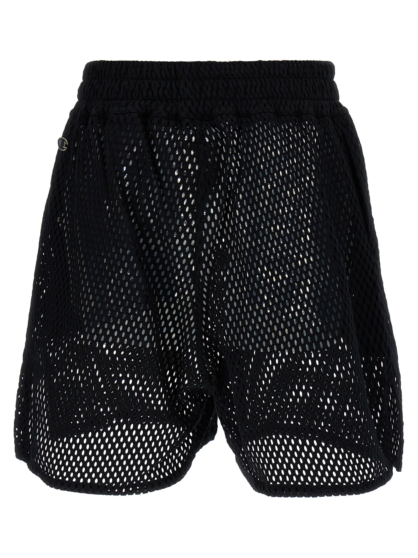 Rick Owens Black Cotton Bermuda Shorts