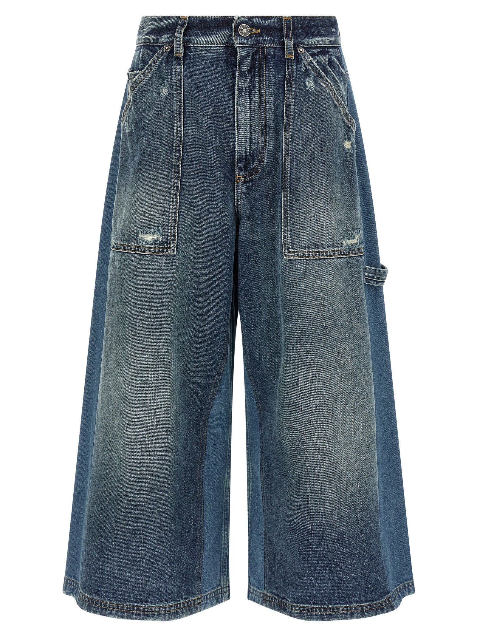 Indulge in the exquisite Dolce & Gabbana Blue Cotton Bermuda Shorts, a luxurious blend of Italian craftsmanship and contemporary design, perfect for the discerning fashionista.
