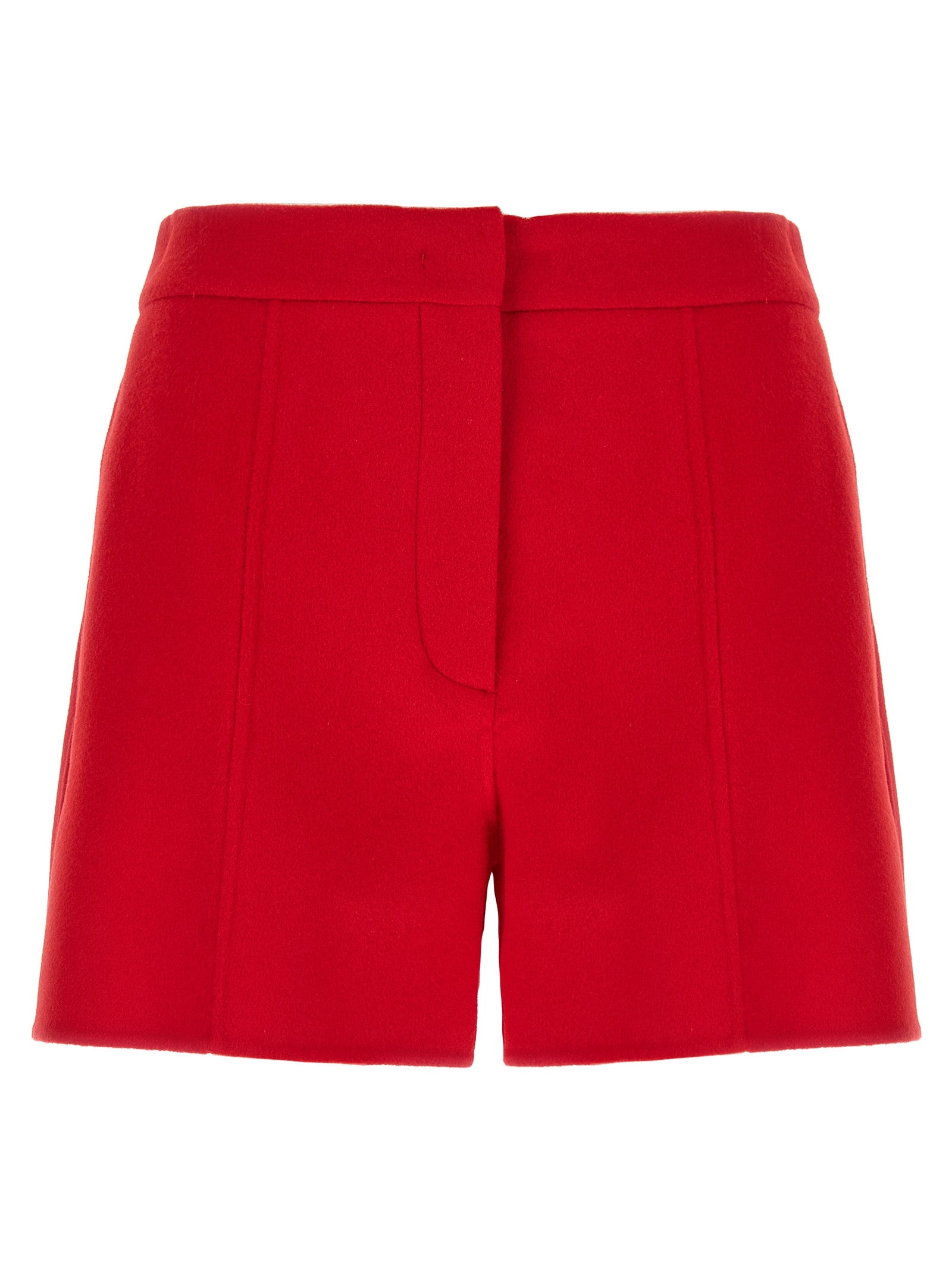 Sportmax Multicolor Virgin Wool Bermuda Shorts - Luxury Elegance