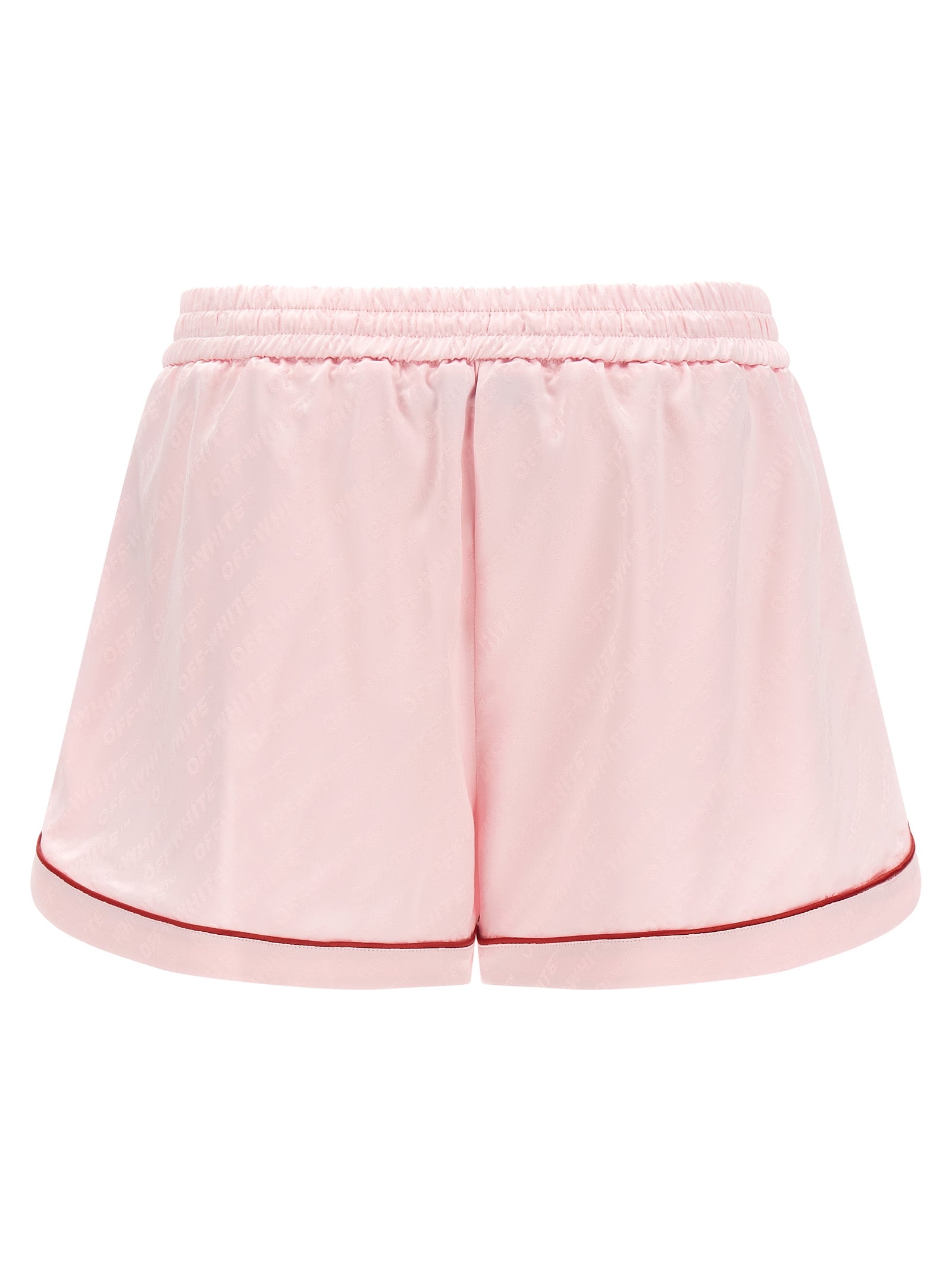 Indulge in the Off-White Multicolor Viscose Bermuda Shorts, where exquisite Italian craftsmanship meets luxurious comfort, perfect for the discerning fashion connoisseur.