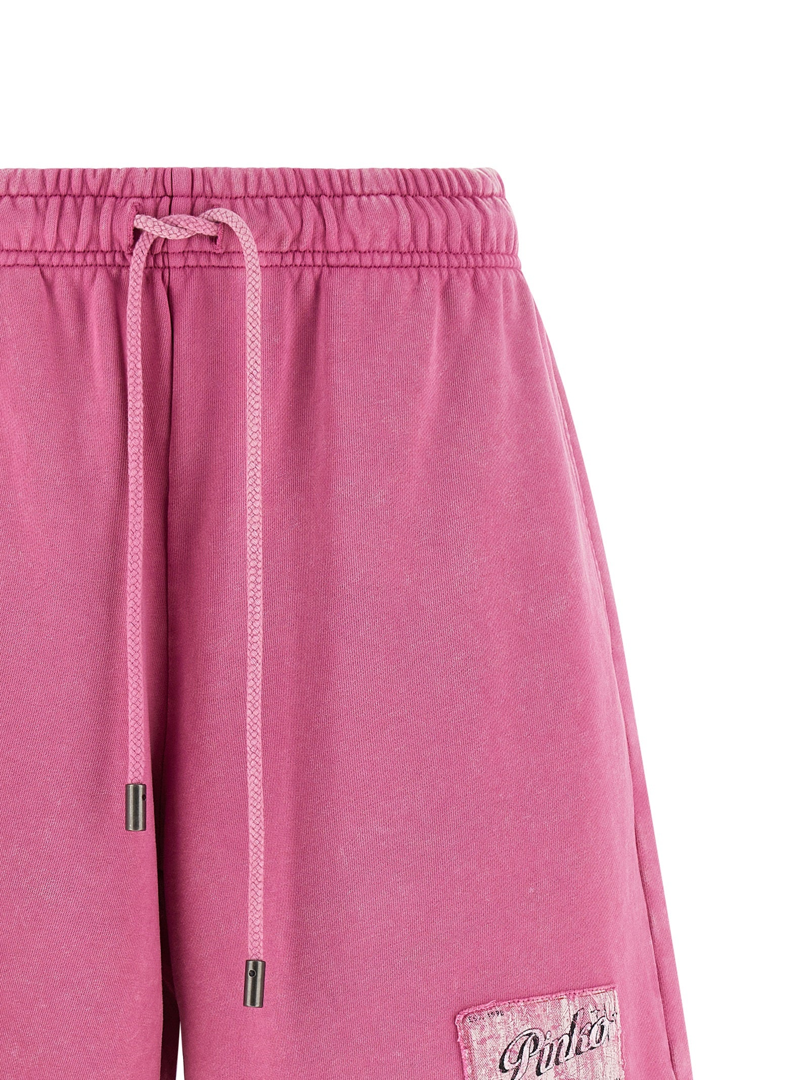Elevate your summer style with PINKO's Idillio Multicolor Cotton Bermuda Shorts, crafted from luxurious gauze cotton for effortless elegance and timeless allure.