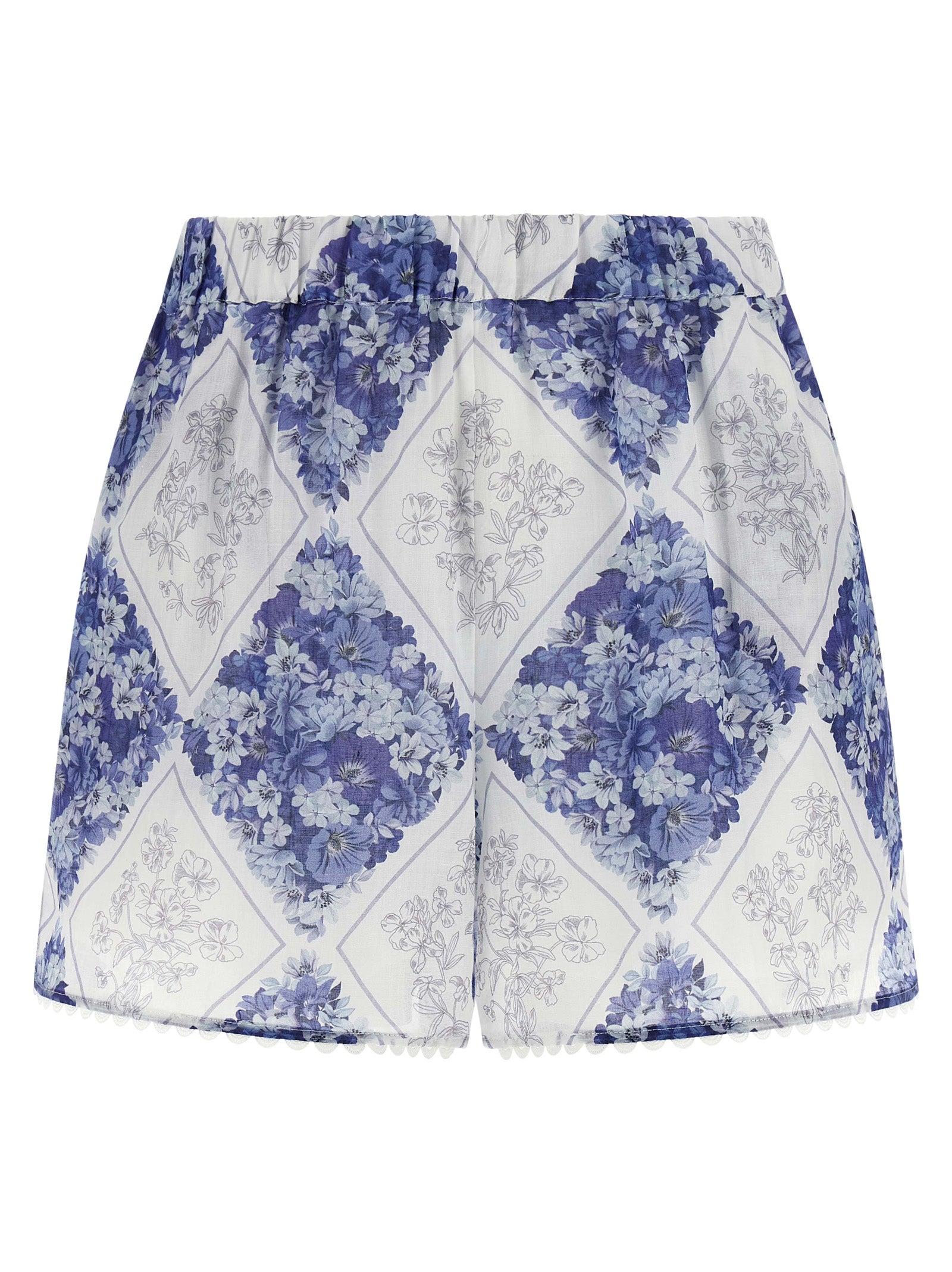 Elevate your summer elegance with Twinset's Blue Stingray Leather Bermuda Shorts, crafted from luxurious rayon, embodying sophistication and modern flair for the discerning individual.
