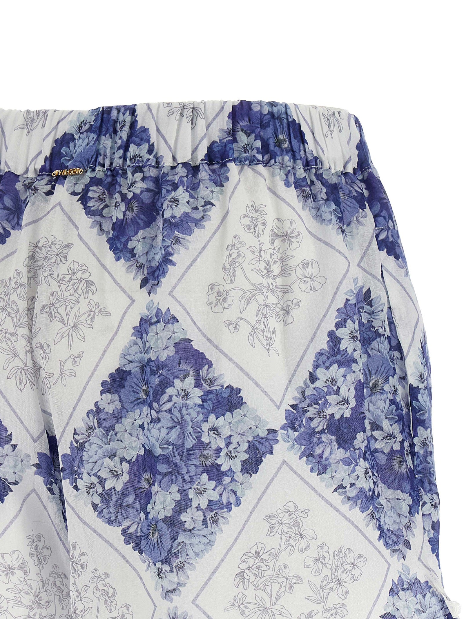 Elevate your summer wardrobe with Twinset's Blue Stingray Leather Bermuda Shorts, a luxurious blend of style and comfort, perfect for effortless elegance.