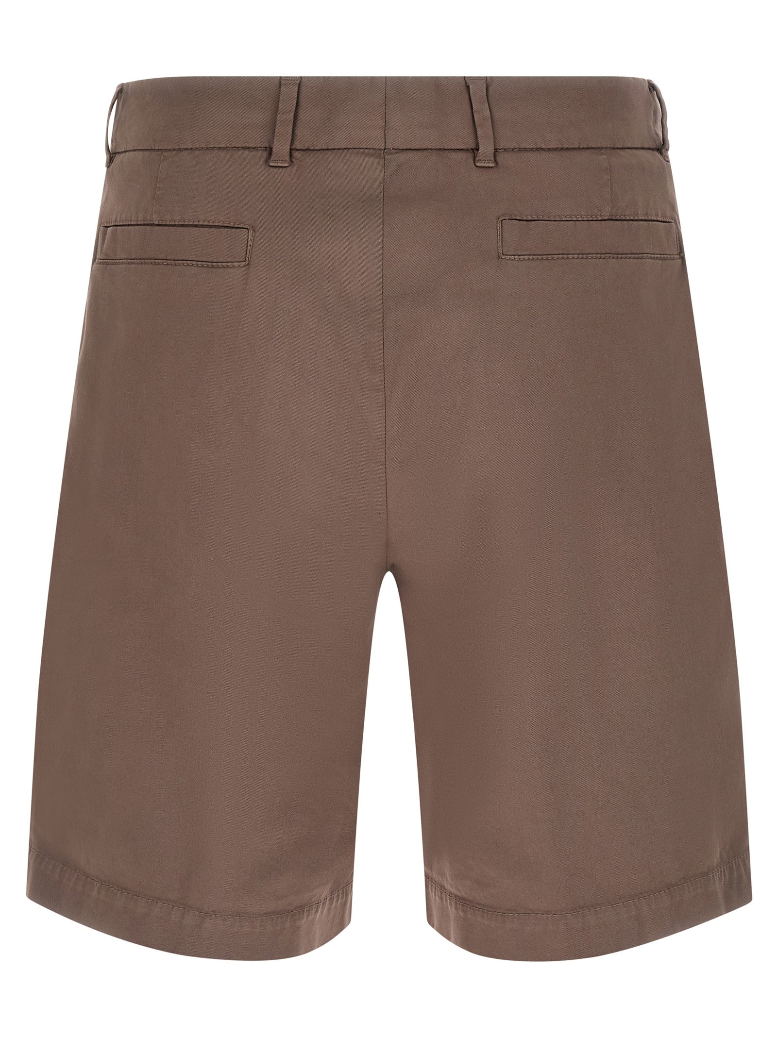 Brunello Cucinelli Brown Cotton Bermuda Shorts - Timeless Luxury