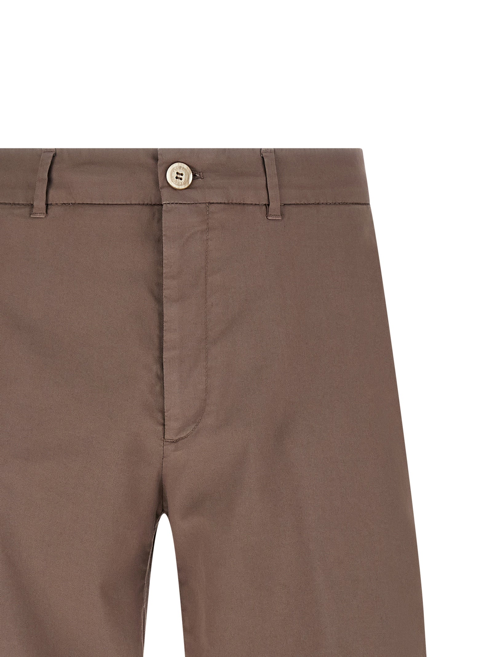 Brunello Cucinelli Brown Cotton Bermuda Shorts - Tailored Luxury