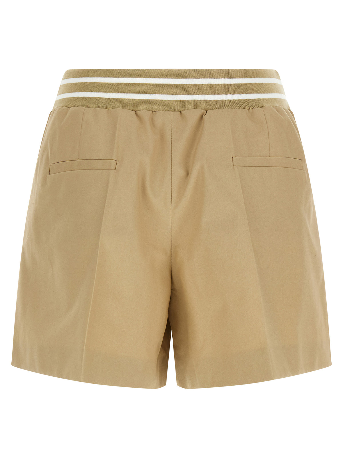 Moschino Beige Cotton Bermuda Shorts - Elevate Your Summer Elegance
