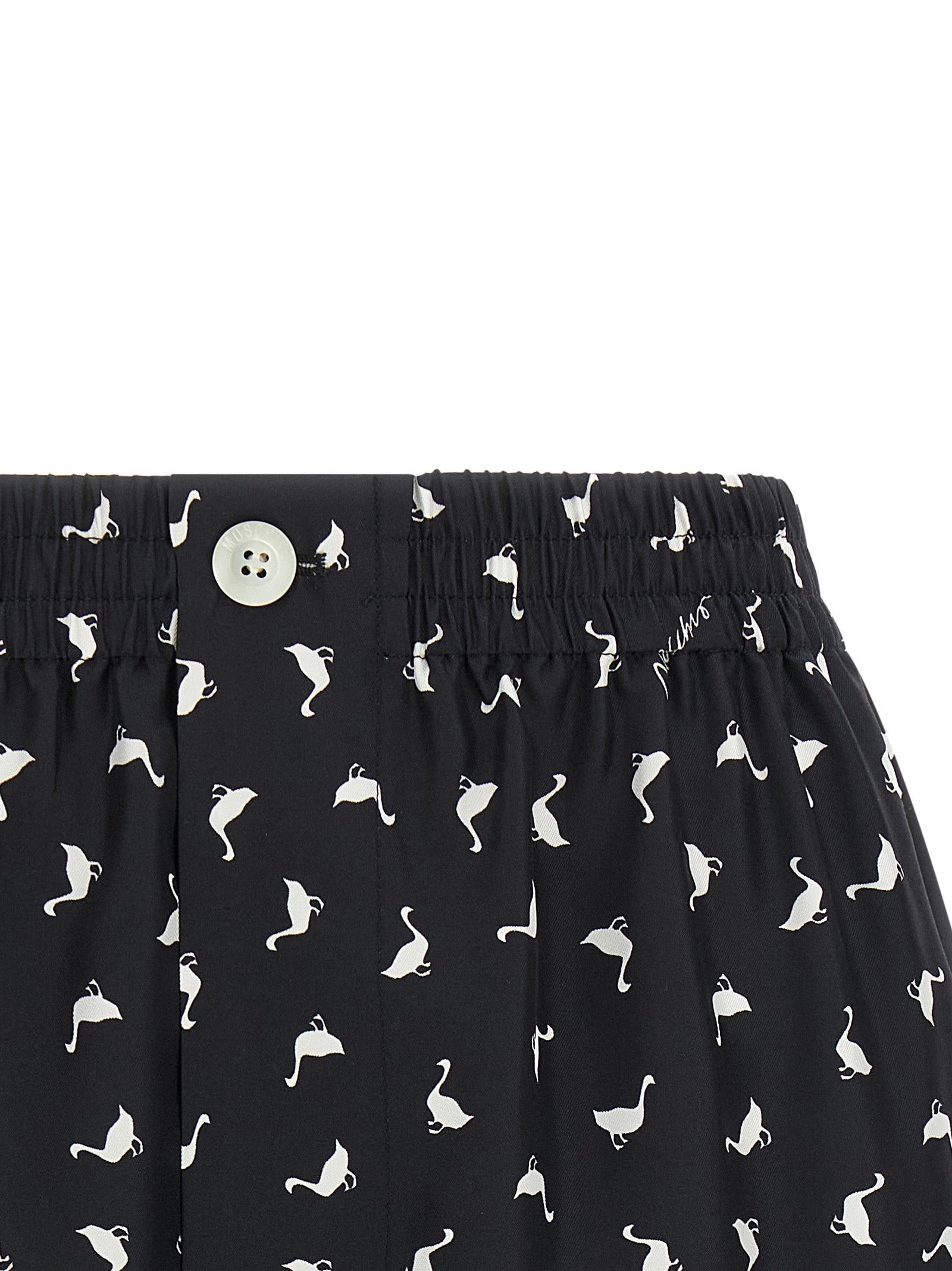 Moschino Bicolor Silk Bermuda Shorts - Luxury Fashion Statement