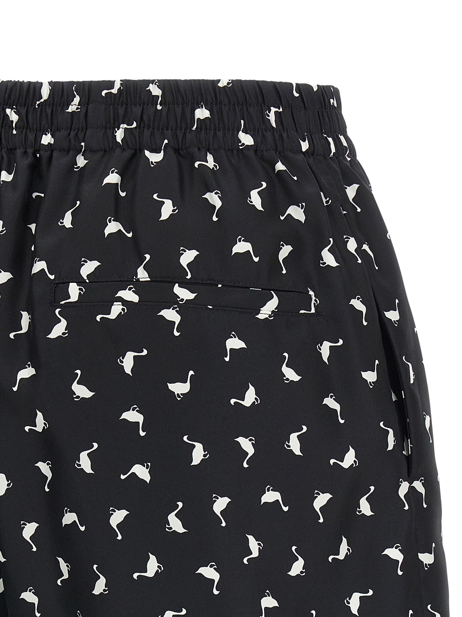 Moschino Bicolor Silk Bermuda Shorts - Luxury Fashion Statement
