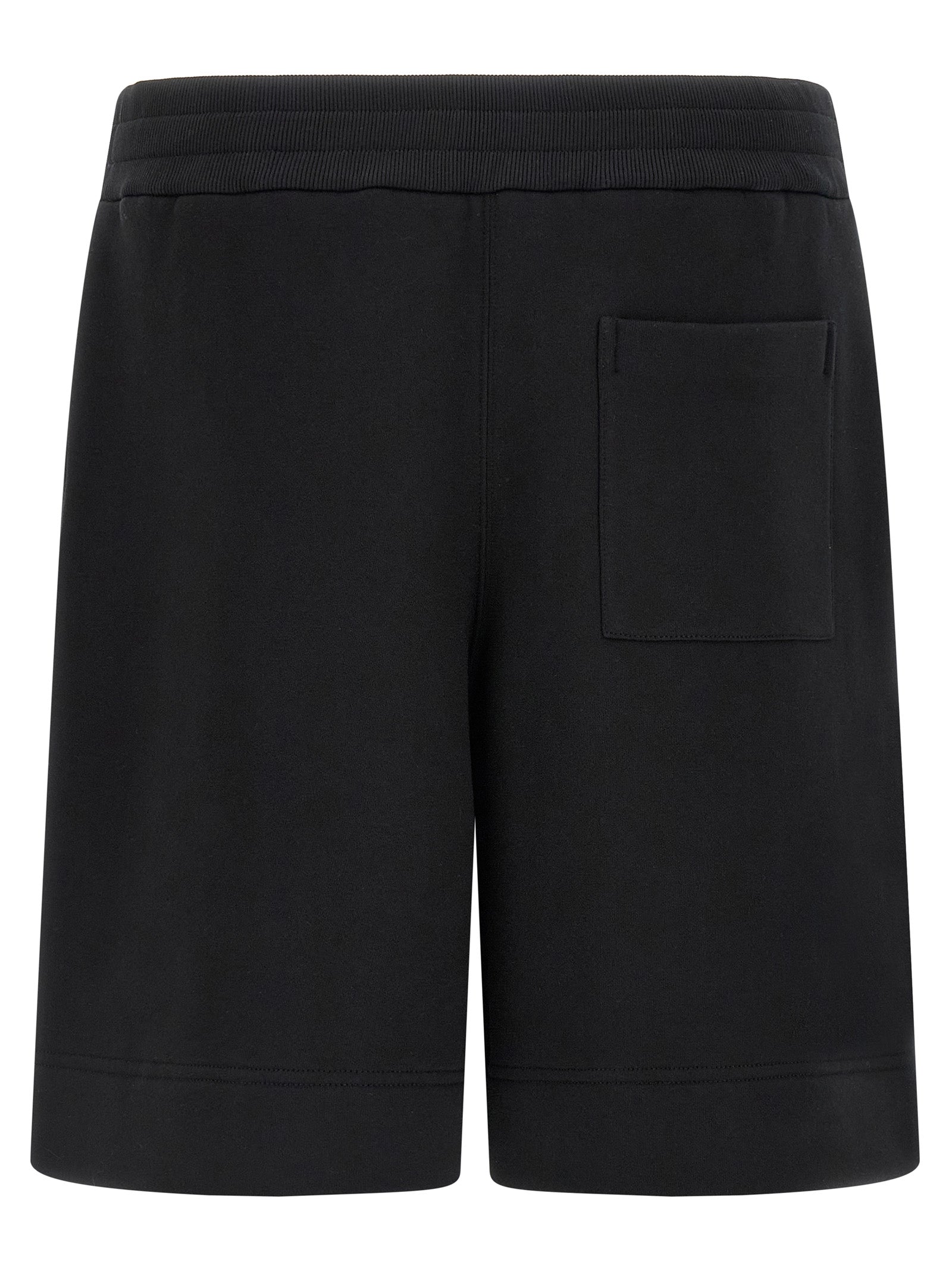 Elevate your wardrobe with the Jil Sander Black Cotton Bermuda Shorts, a masterpiece of Italian craftsmanship that embodies effortless luxury and sophisticated style.