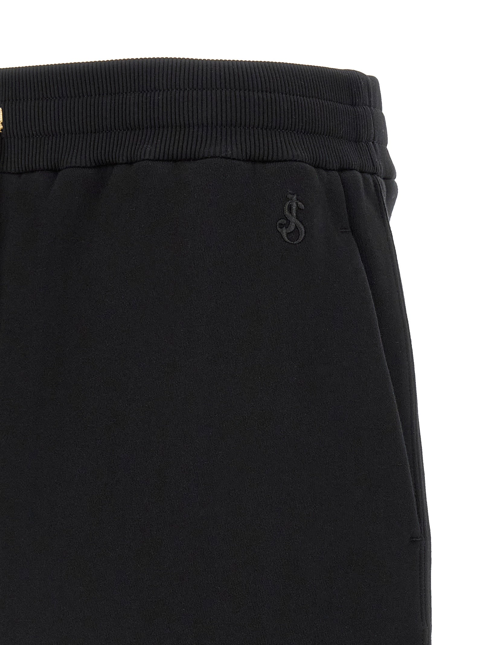 Elevate your wardrobe with Jil Sander Black Cotton Bermuda Shorts, crafted from luxurious 100% cotton, embodying effortless sophistication for discerning individuals.