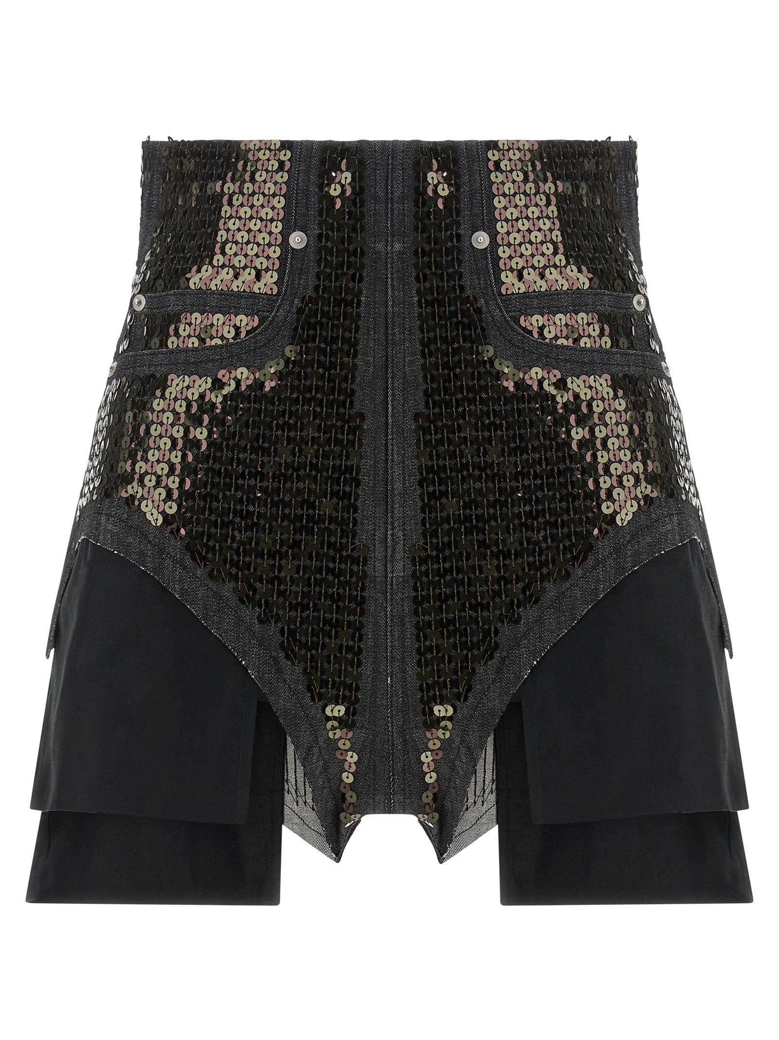 Rick Owens Black Cotton Bermuda Shorts - Luxury Statement Piece