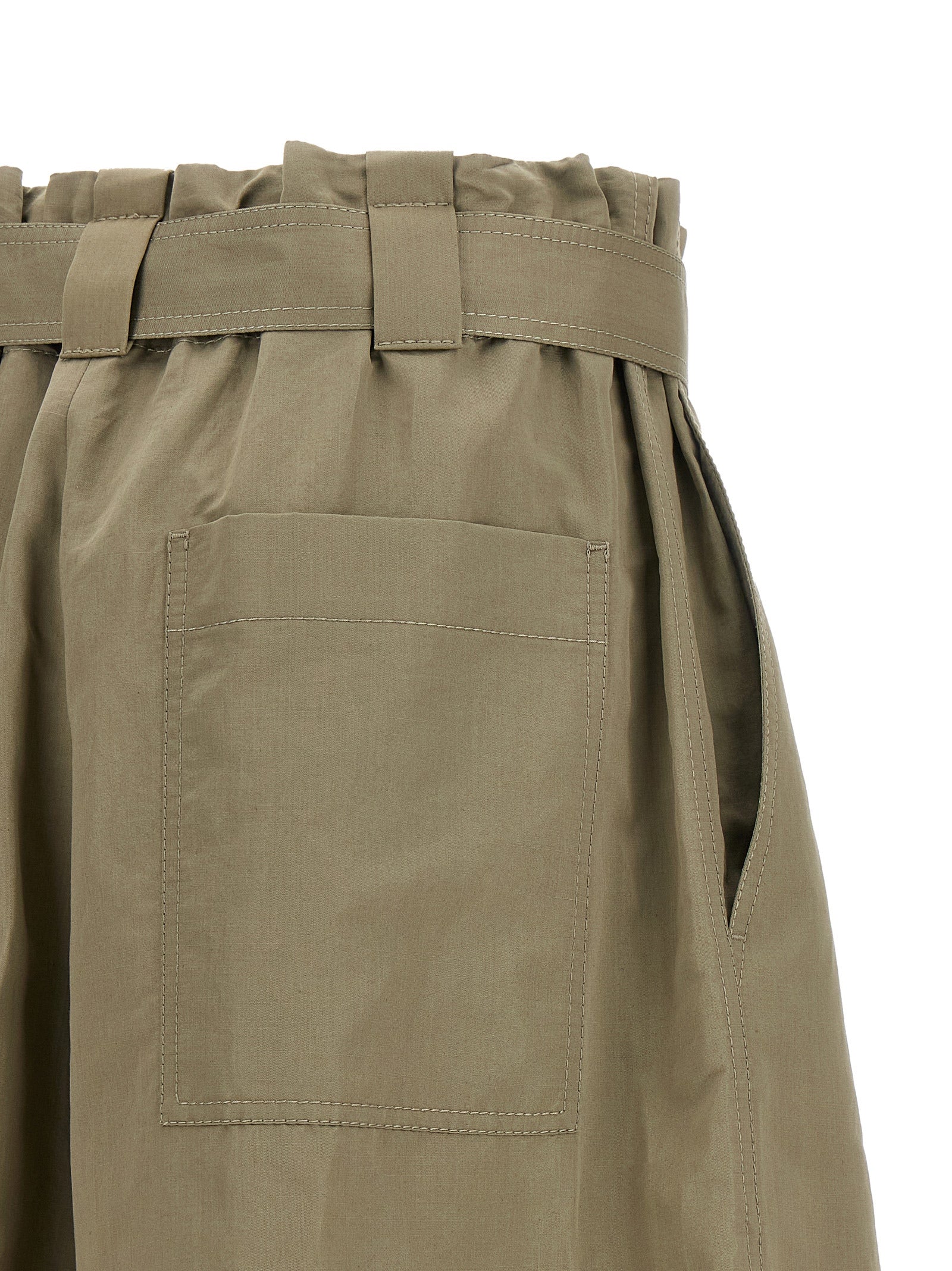 Elevate your wardrobe with Brunello Cucinelli Bicolor Cotton Bermuda Shorts, where exquisite craftsmanship meets luxurious comfort, perfect for the discerning individual.