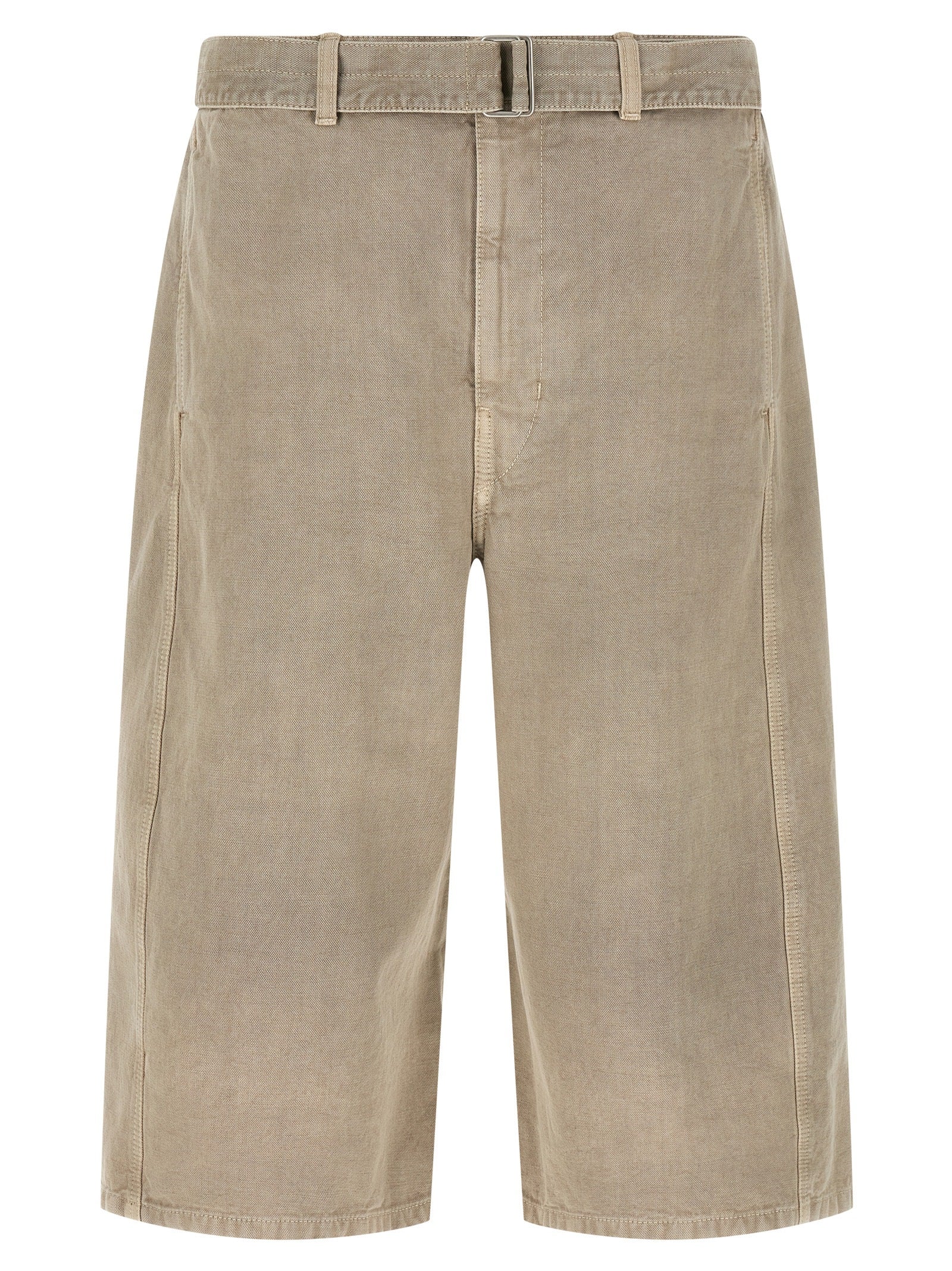 Lemaire Gray Cotton Bermuda Shorts
